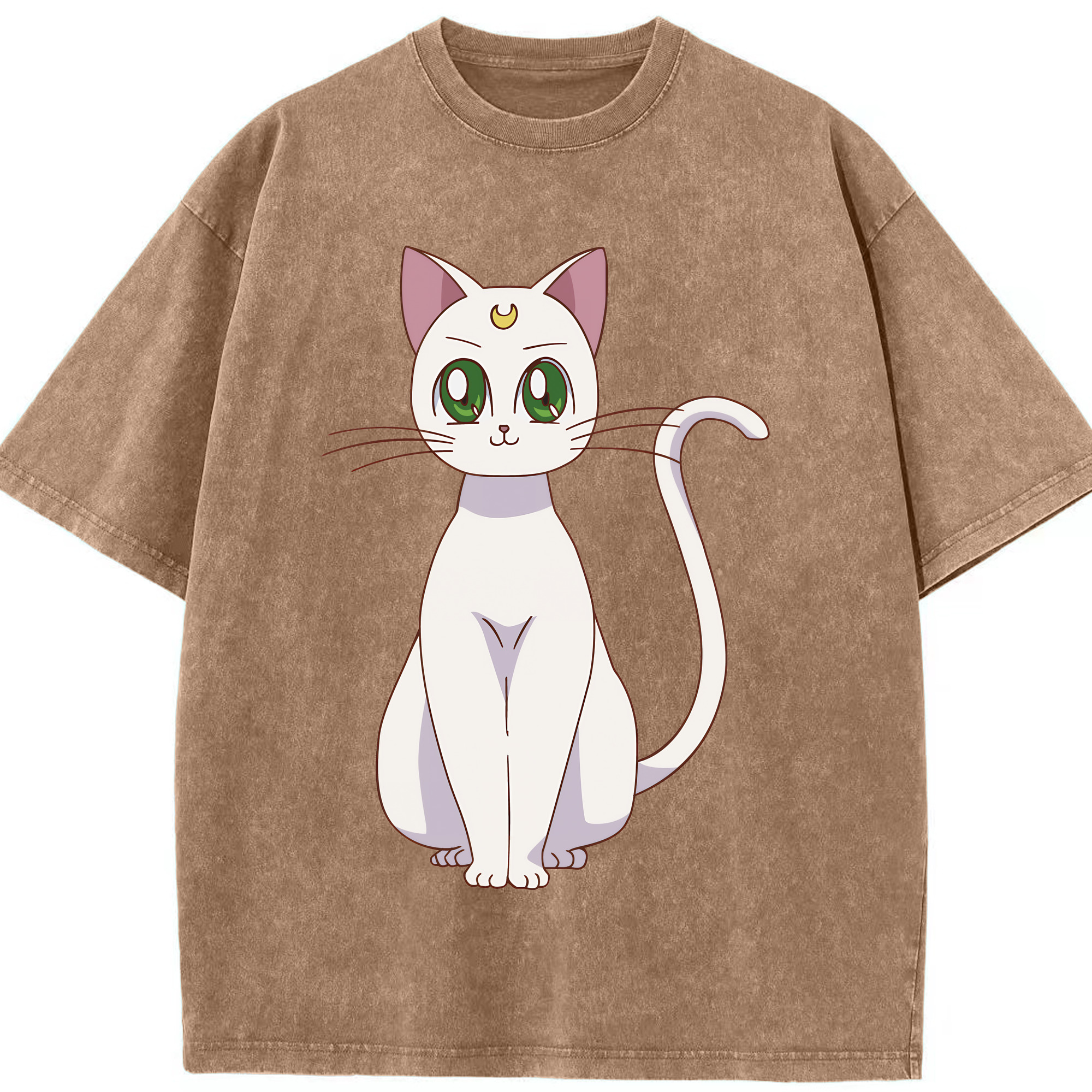 （画像用） 美少女戦士セーラームーン Sailor Moon 綿100% ヴィンテージ風 半袖Tシャツ（フロントプリント）