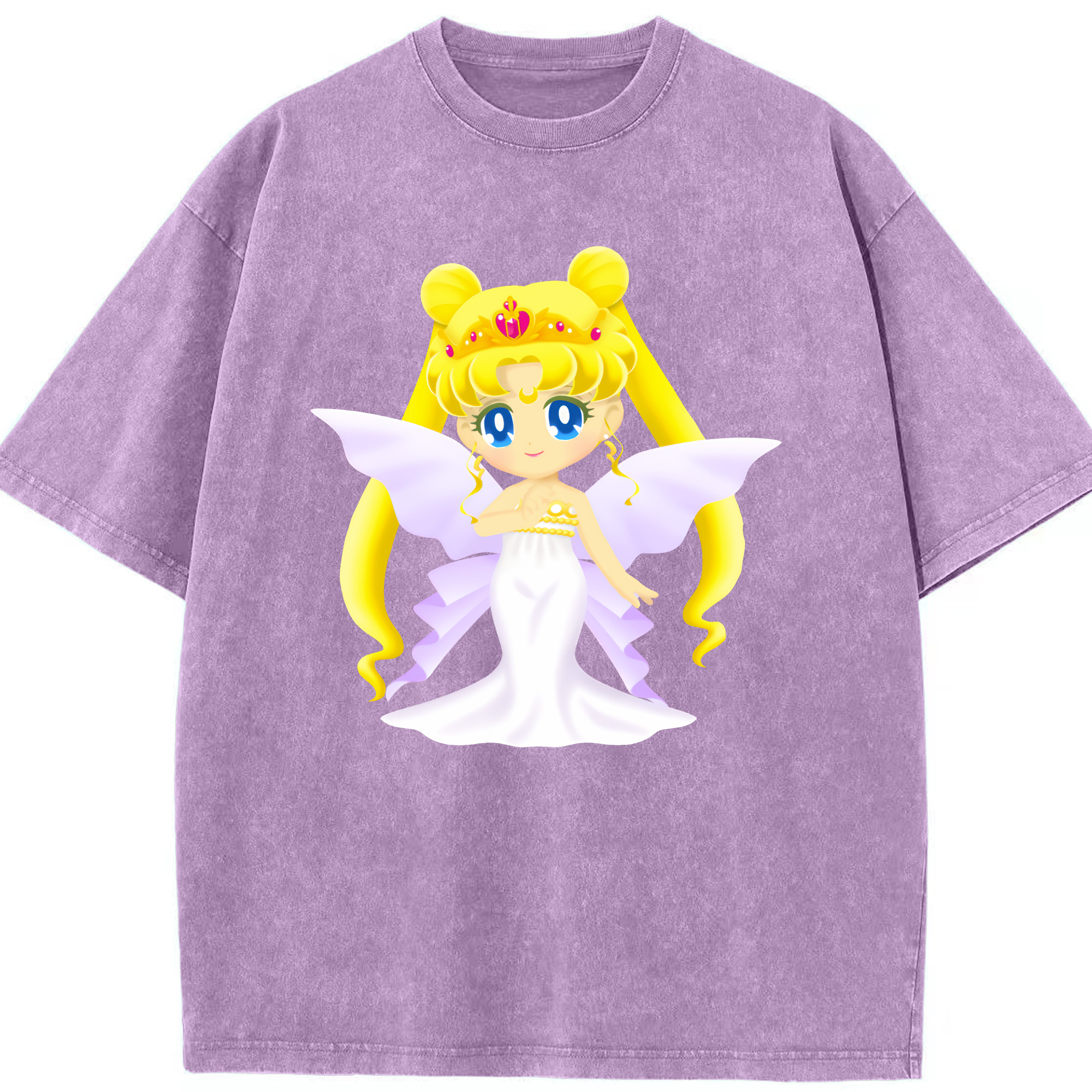 （画像用） 美少女戦士セーラームーン 愛野 美奈子 あいの みなこ Sailor Moon Aino Minako 綿100% ヴィンテージ風 半袖Tシャツ（フロントプリント）
