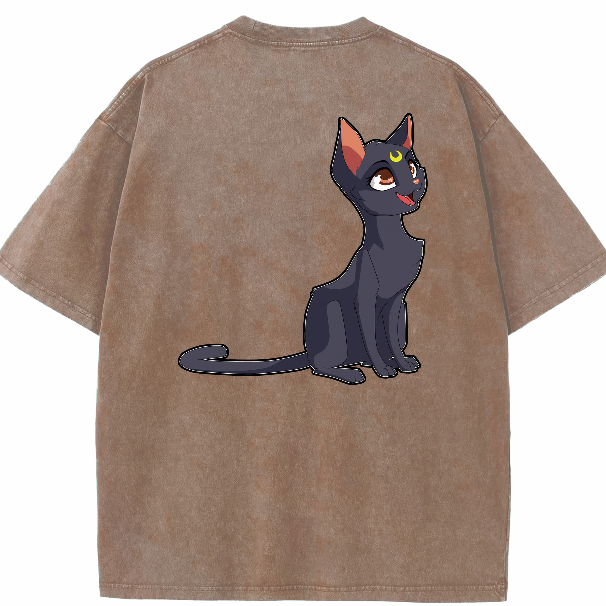 （画像用） 美少女戦士セーラームーン Sailor Moon 綿100% ヴィンテージ風 半袖Tシャツ（背面プリント）