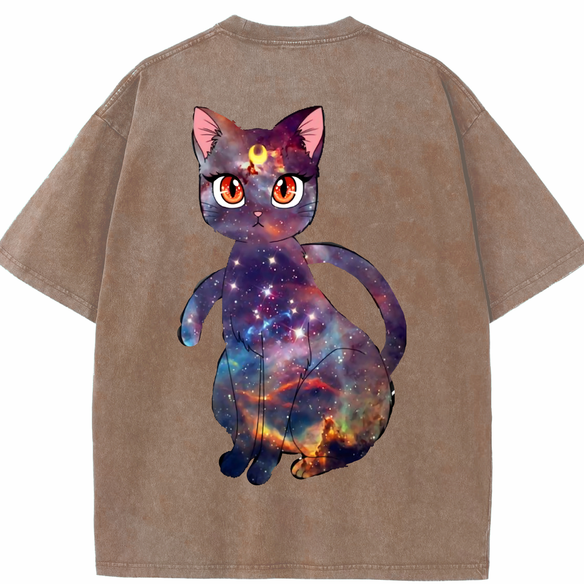 （画像用） 美少女戦士セーラームーン Sailor Moon 綿100% ヴィンテージ風 半袖Tシャツ（背面プリント）