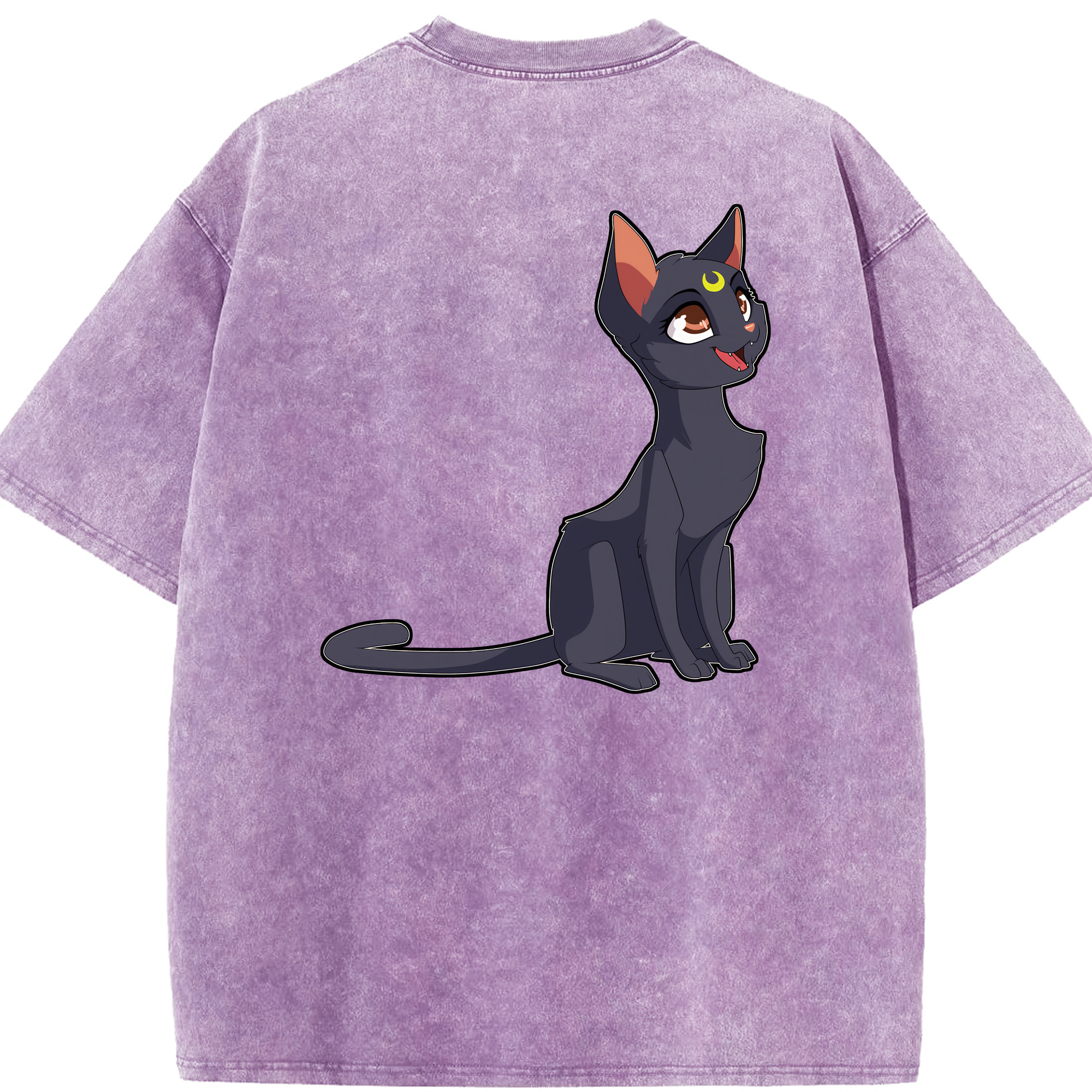 （画像用） 美少女戦士セーラームーン Sailor Moon 綿100% ヴィンテージ風 半袖Tシャツ（背面プリント）