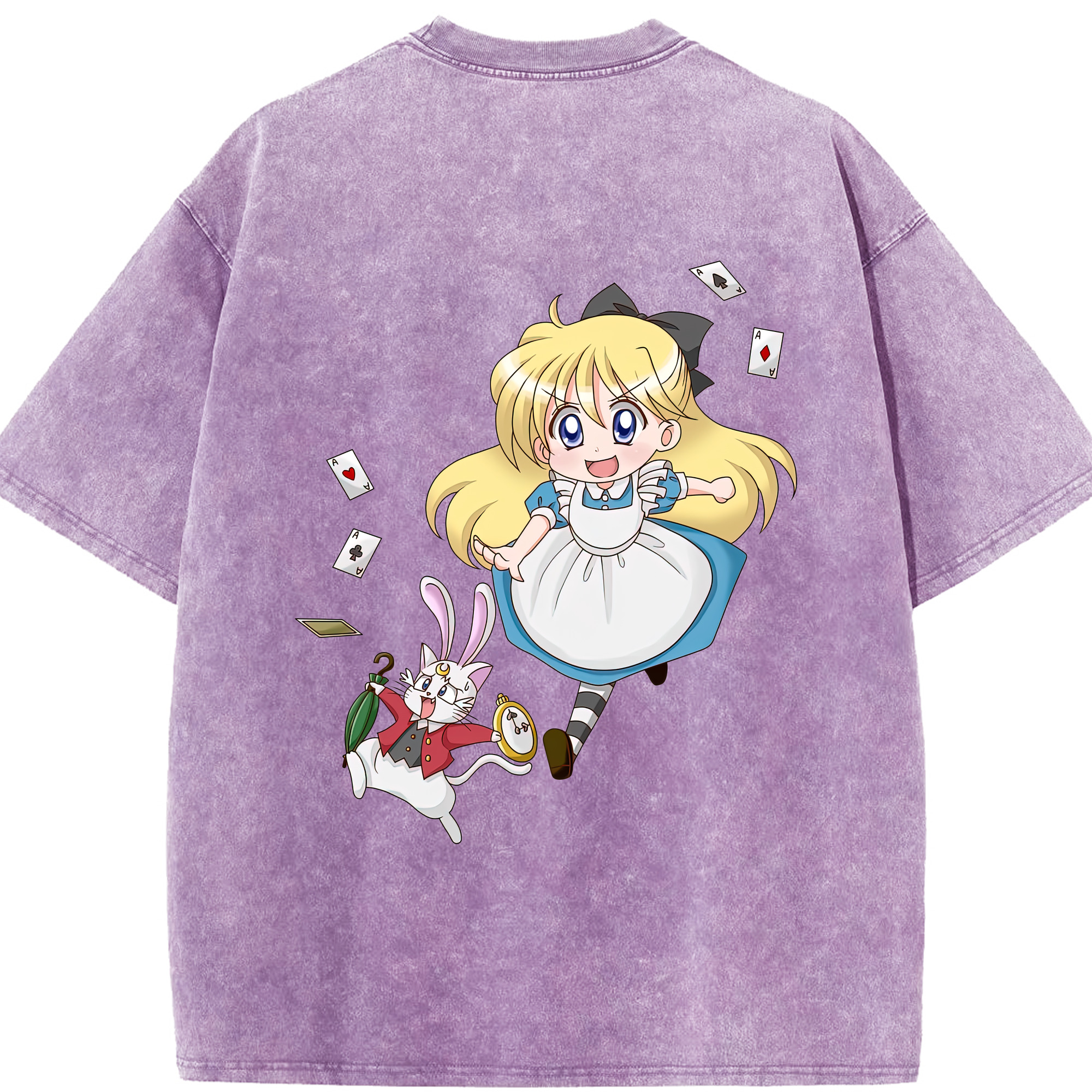 （画像用） 美少女戦士セーラームーン 愛野 美奈子 あいの みなこ Sailor Moon Aino Minako 綿100% ヴィンテージ風 半袖Tシャツ（背面プリント）