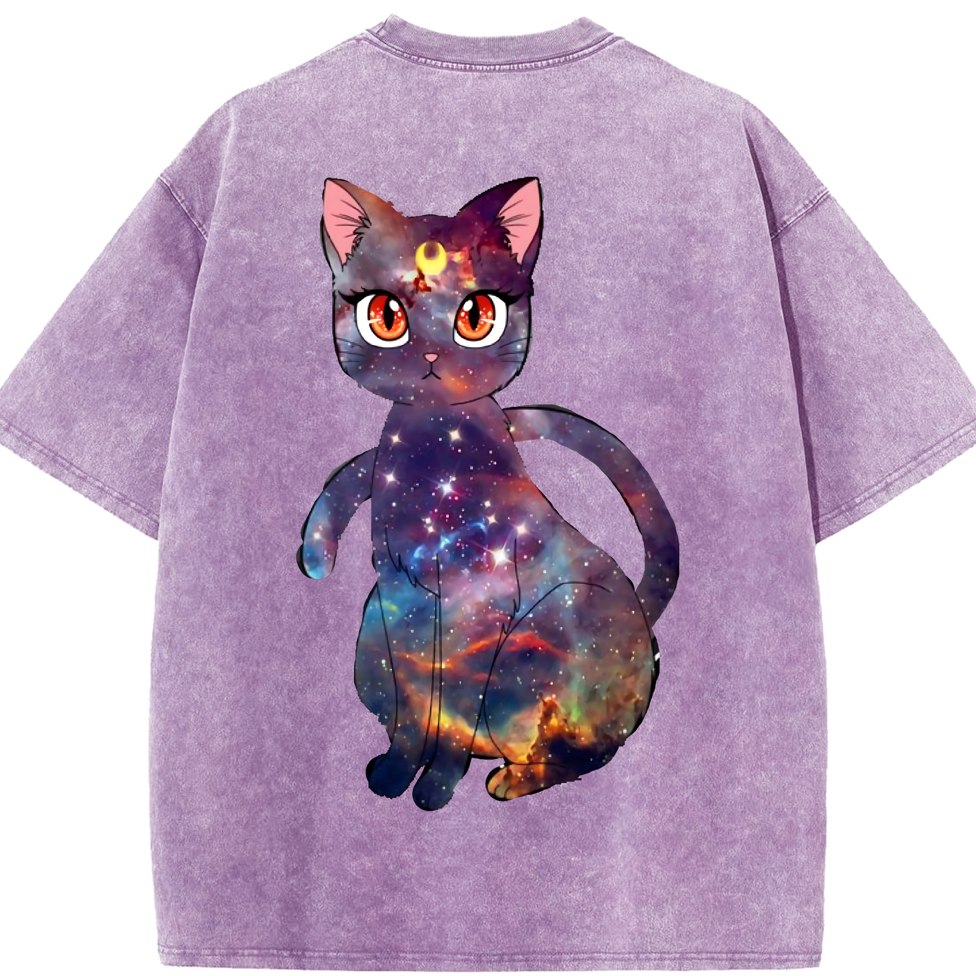 （画像用） 美少女戦士セーラームーン Sailor Moon 綿100% ヴィンテージ風 半袖Tシャツ（背面プリント）