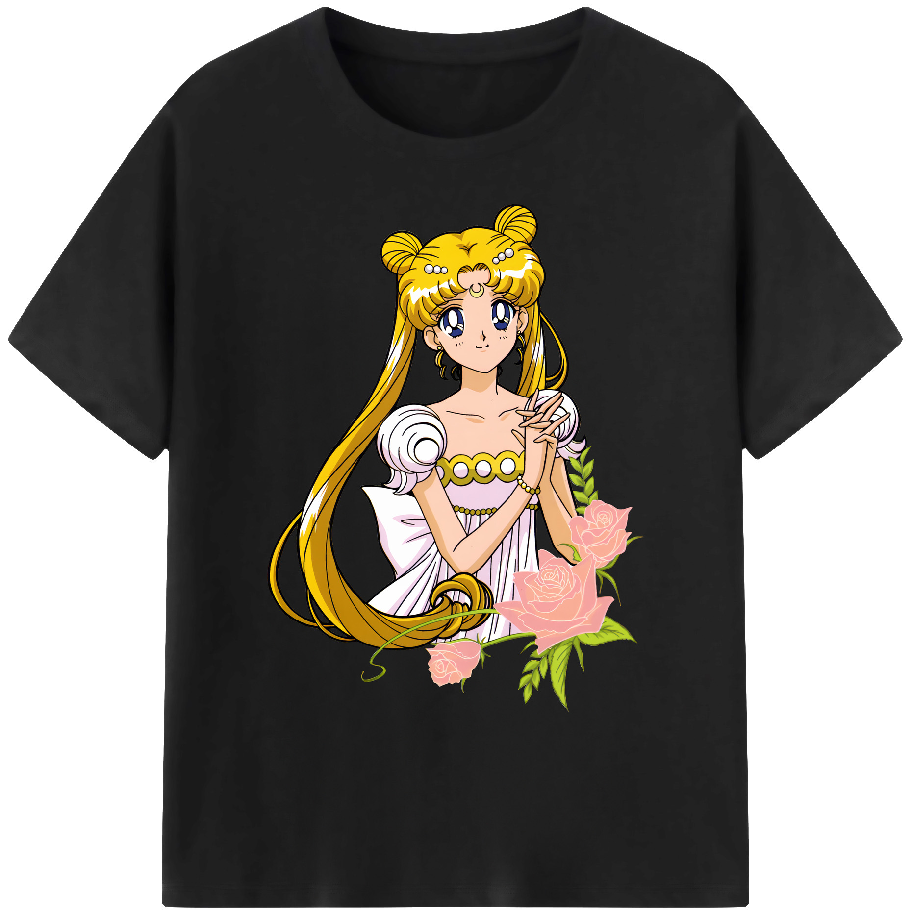 （画像用） 美少女戦士セーラームーン 愛野 美奈子 あいの みなこ Sailor Moon Aino Minako 綿100％ メンズ半袖Tシャツ｜肌触りやわらか＆通気性