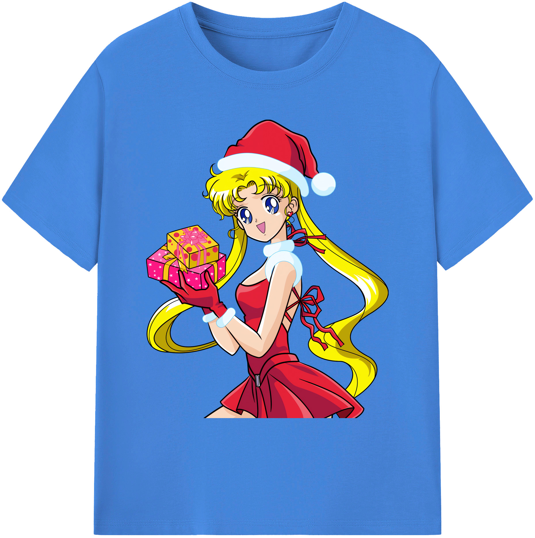 （画像用） 美少女戦士セーラームーン 月野 うさぎ つきの うさぎ Sailor Moon Tsukino Usagi 綿100％ メンズ半袖Tシャツ｜肌触りやわらか＆通気性