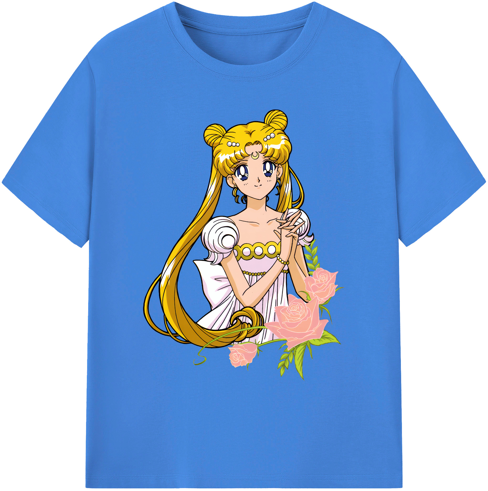 （画像用） 美少女戦士セーラームーン 愛野 美奈子 あいの みなこ Sailor Moon Aino Minako 綿100％ メンズ半袖Tシャツ｜肌触りやわらか＆通気性