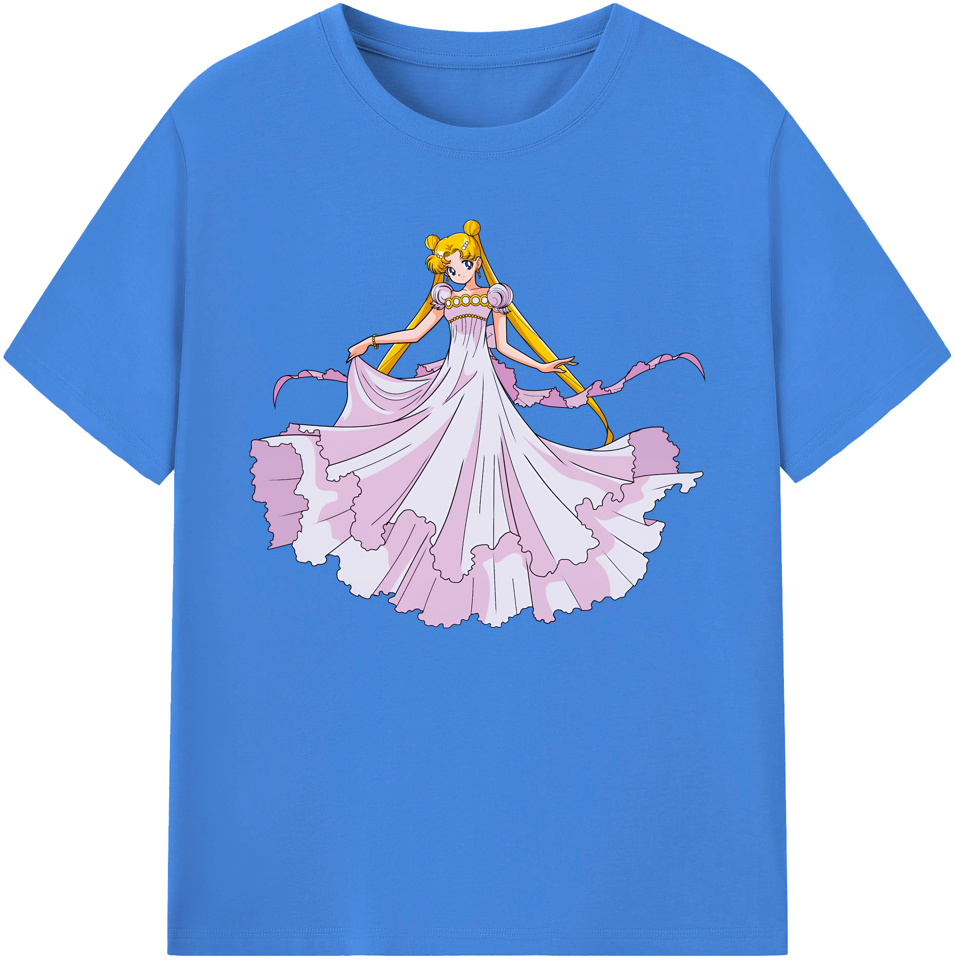 （画像用） 美少女戦士セーラームーン 愛野 美奈子 あいの みなこ Sailor Moon Aino Minako 綿100％ メンズ半袖Tシャツ｜肌触りやわらか＆通気性