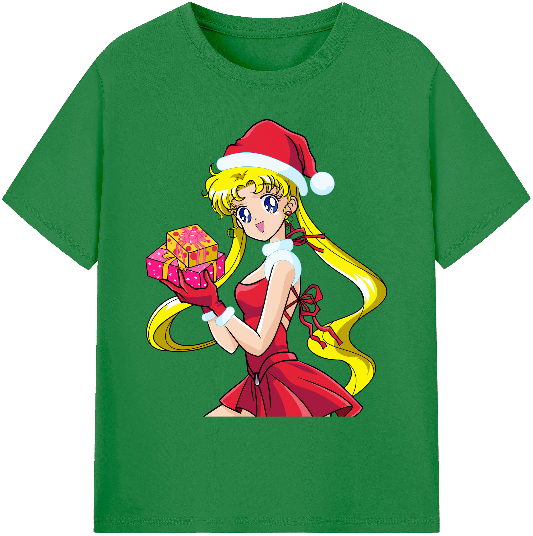 （画像用） 美少女戦士セーラームーン 月野 うさぎ つきの うさぎ Sailor Moon Tsukino Usagi 綿100％ メンズ半袖Tシャツ｜肌触りやわらか＆通気性