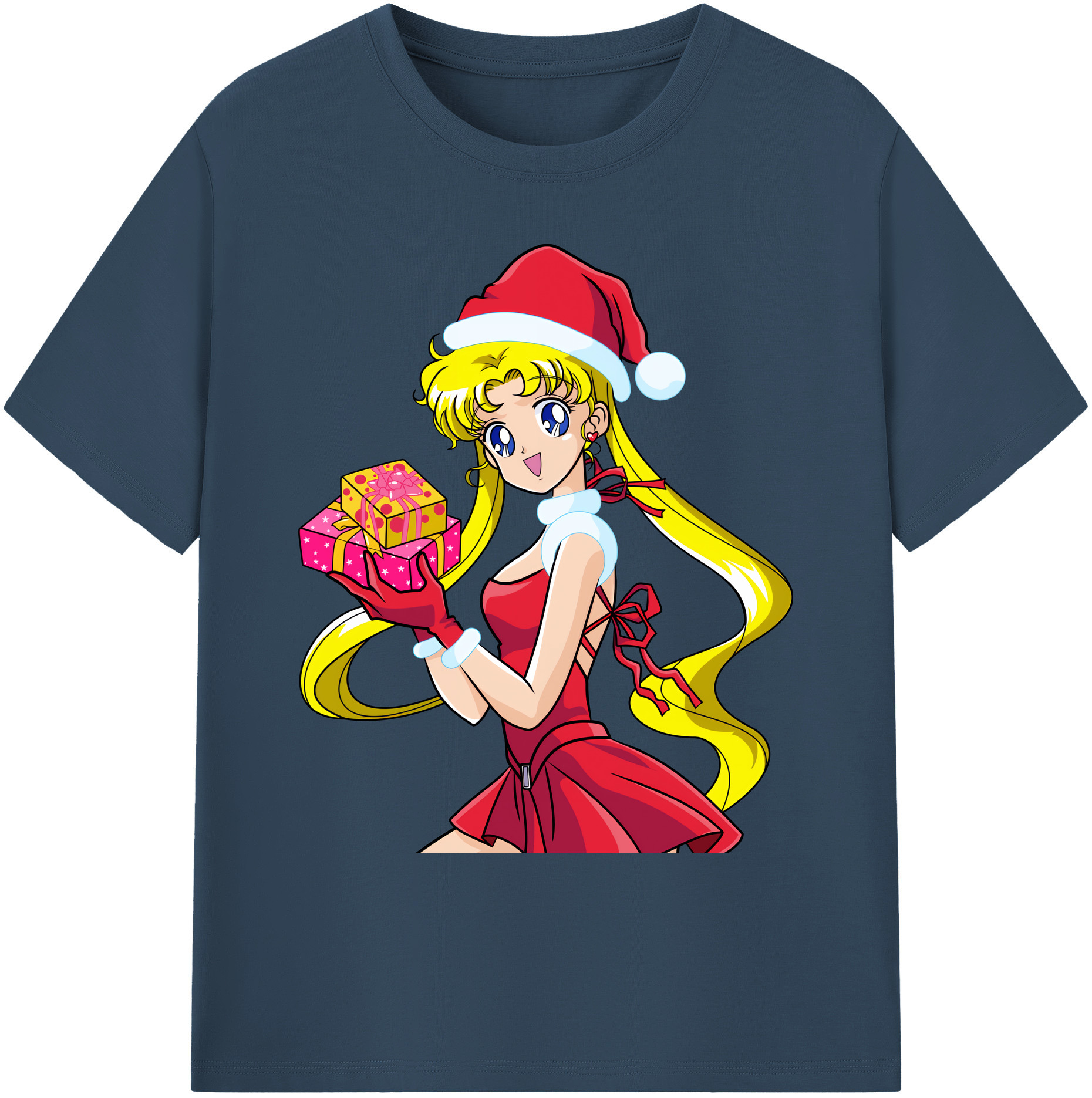 （画像用） 美少女戦士セーラームーン 月野 うさぎ つきの うさぎ Sailor Moon Tsukino Usagi 綿100％ メンズ半袖Tシャツ｜肌触りやわらか＆通気性