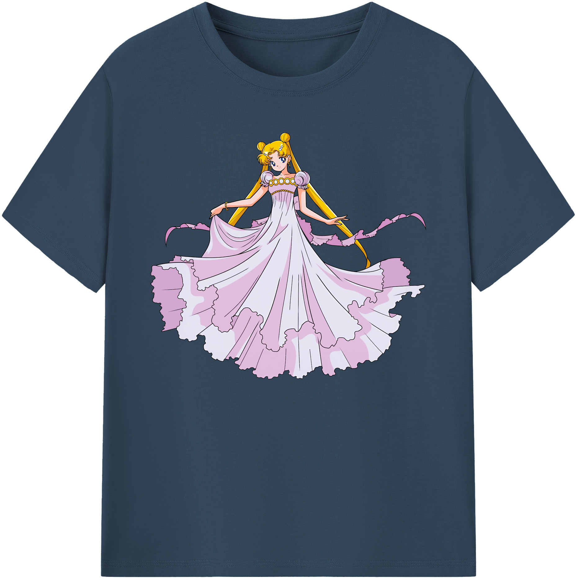 （画像用） 美少女戦士セーラームーン 愛野 美奈子 あいの みなこ Sailor Moon Aino Minako 綿100％ メンズ半袖Tシャツ｜肌触りやわらか＆通気性