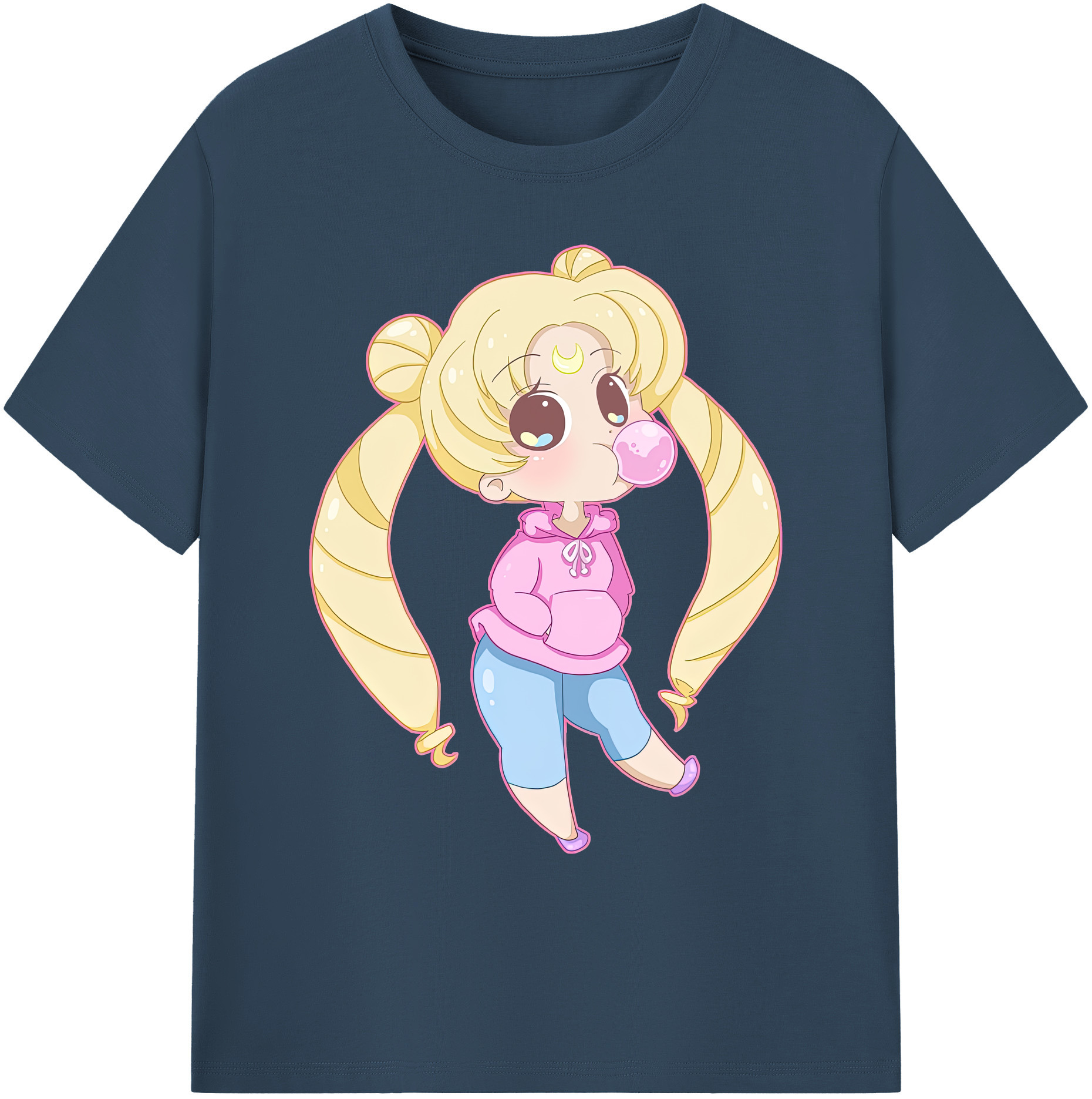 （画像用） 美少女戦士セーラームーン 愛野 美奈子 あいの みなこ Sailor Moon Aino Minako 綿100％ メンズ半袖Tシャツ｜肌触りやわらか＆通気性