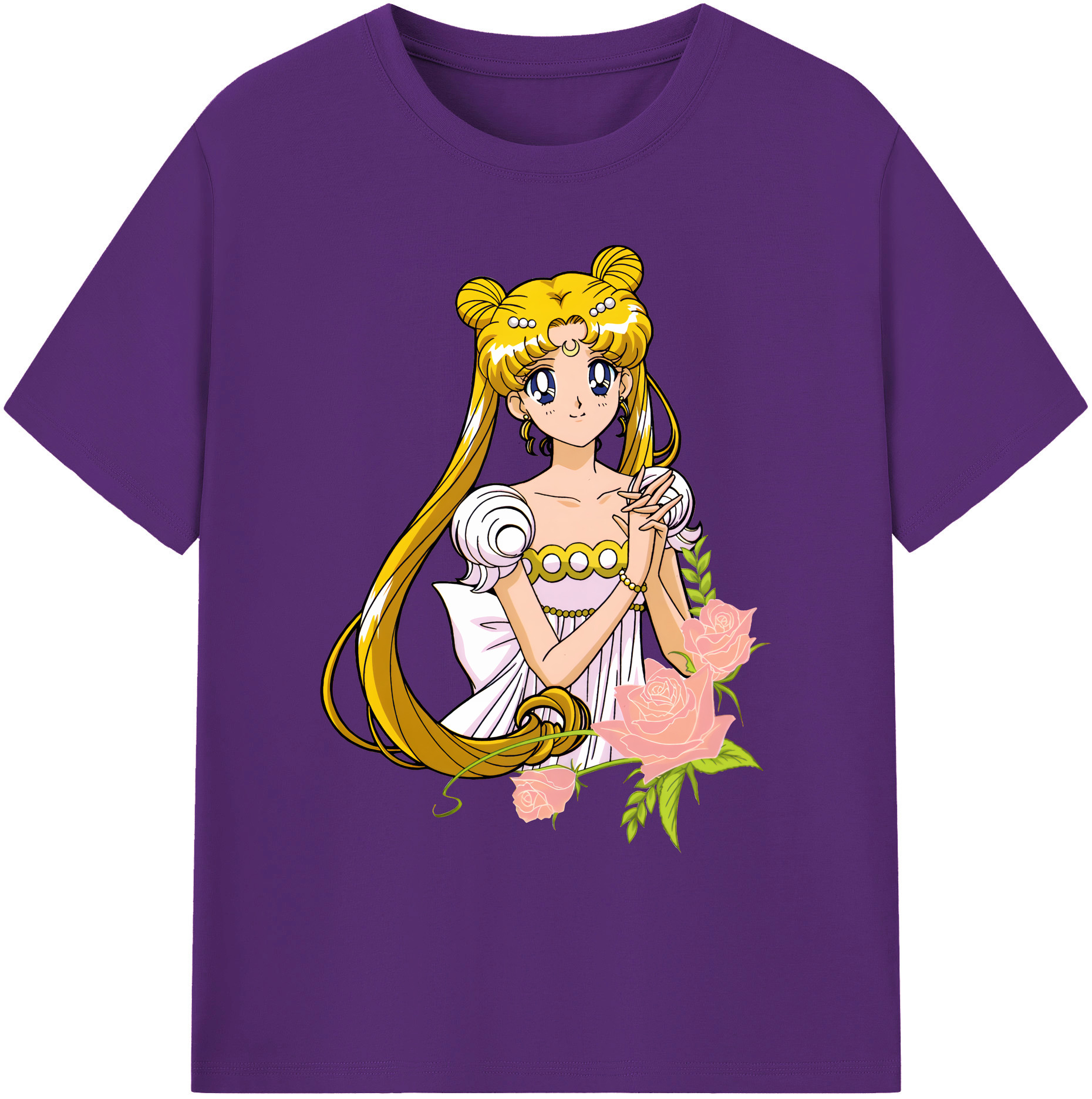 （画像用） 美少女戦士セーラームーン 愛野 美奈子 あいの みなこ Sailor Moon Aino Minako 綿100％ メンズ半袖Tシャツ｜肌触りやわらか＆通気性