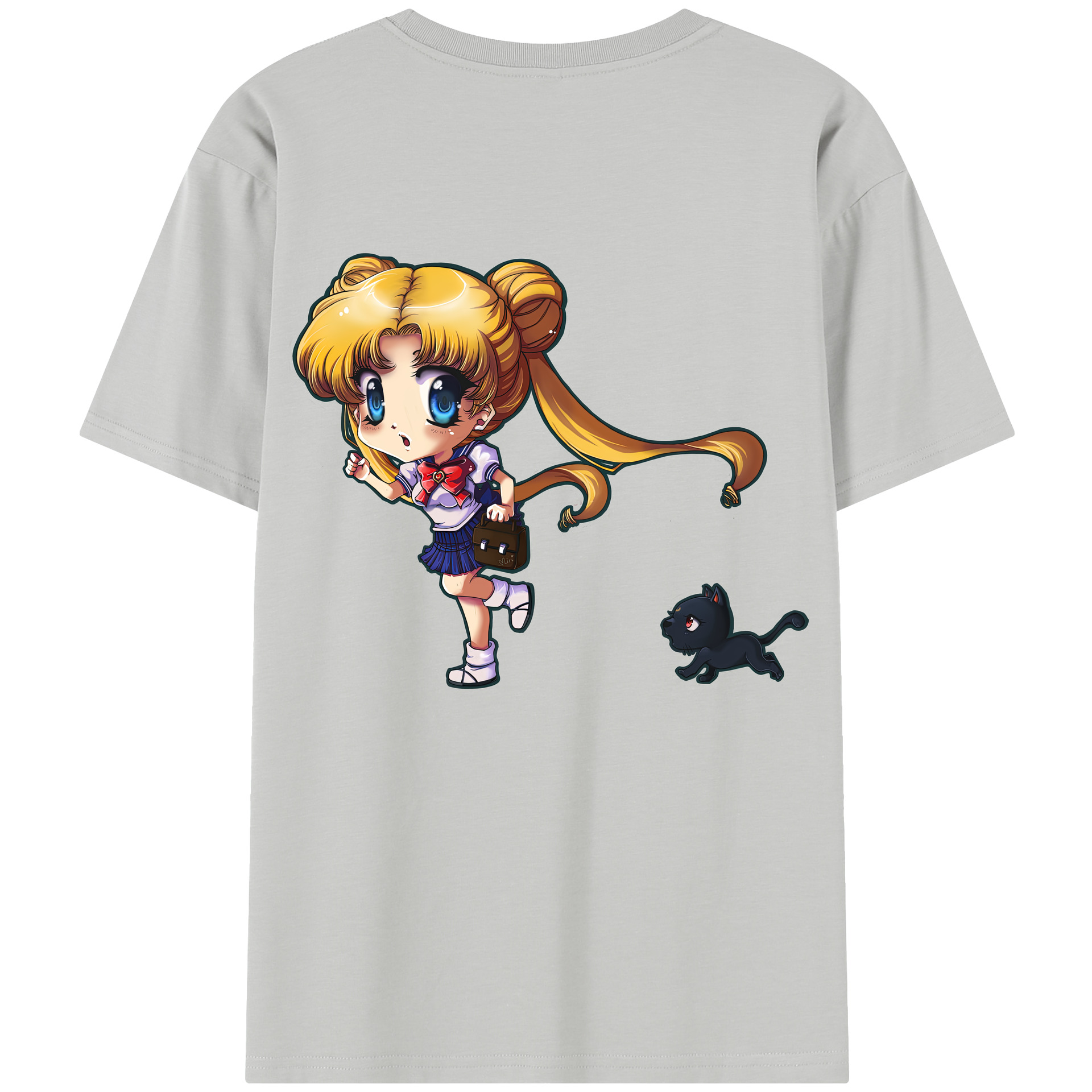 （画像用） 美少女戦士セーラームーン 愛野 美奈子 あいの みなこ Sailor Moon Aino Minako レディース半袖Tシャツ(バックプリント)