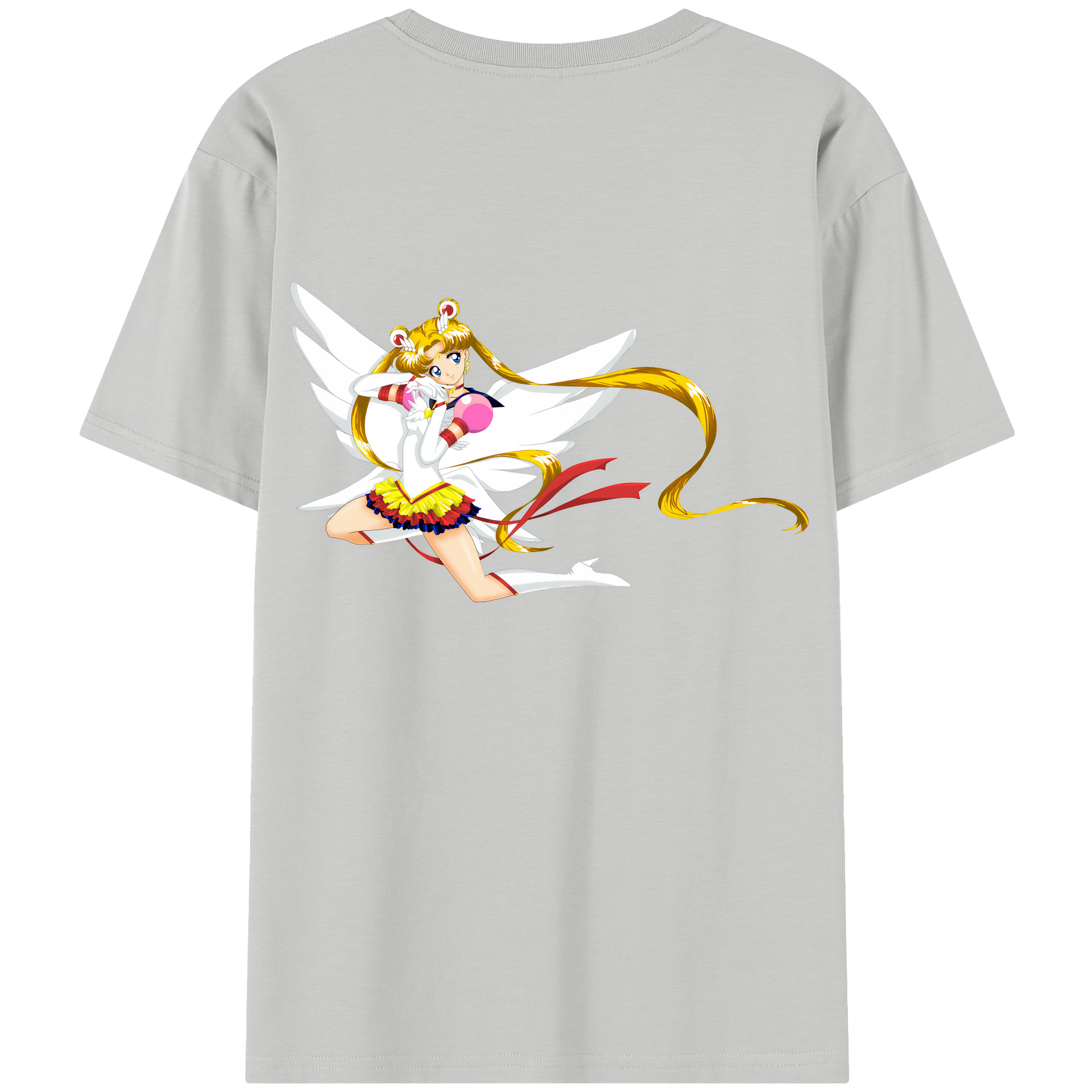 （画像用） 美少女戦士セーラームーン 月野 うさぎ つきの うさぎ Sailor Moon Tsukino Usagi レディース半袖Tシャツ(バックプリント)