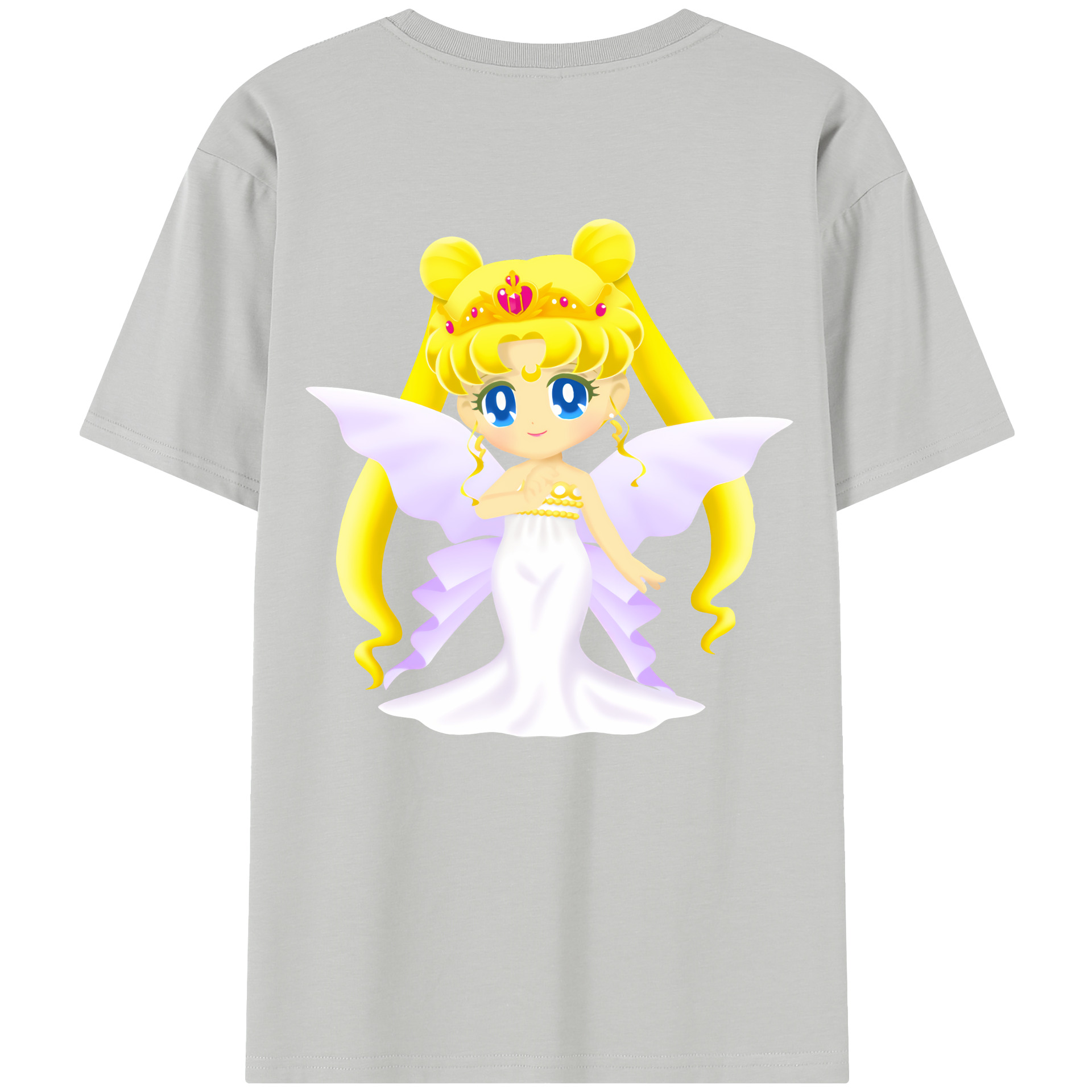 （画像用） 美少女戦士セーラームーン 愛野 美奈子 あいの みなこ Sailor Moon Aino Minako レディース半袖Tシャツ(バックプリント)