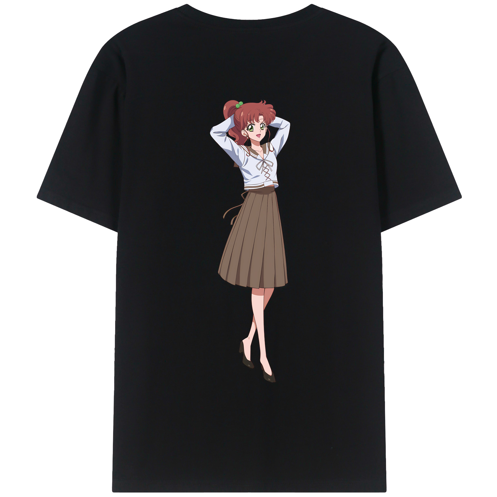 （画像用） 美少女戦士セーラームーン 木野 まこと きの まこと Sailor Moon Kino Makoto （セーラージュピター；Sailor Jupiter） レディース半袖Tシャツ(バックプリント)