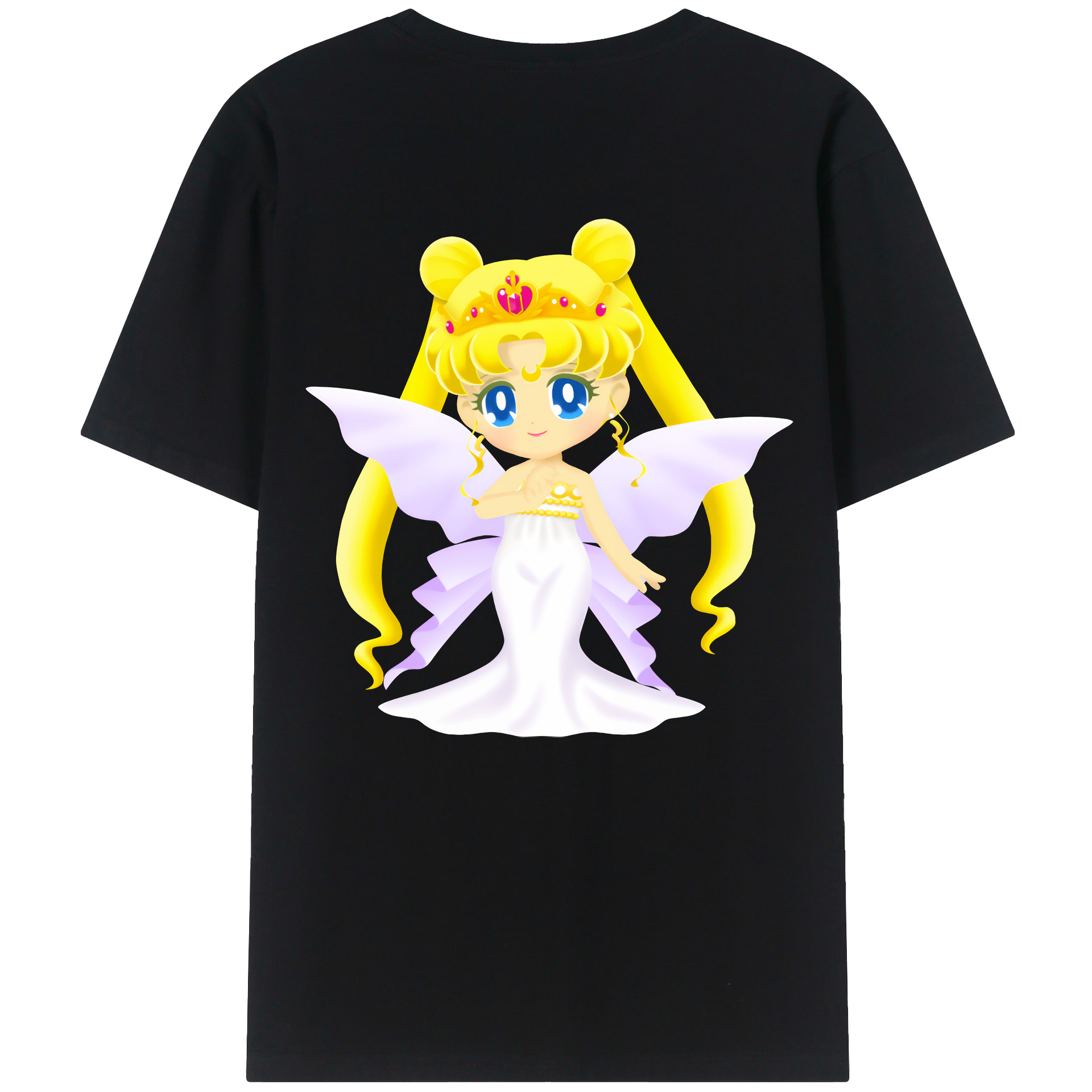（画像用） 美少女戦士セーラームーン 愛野 美奈子 あいの みなこ Sailor Moon Aino Minako レディース半袖Tシャツ(バックプリント)