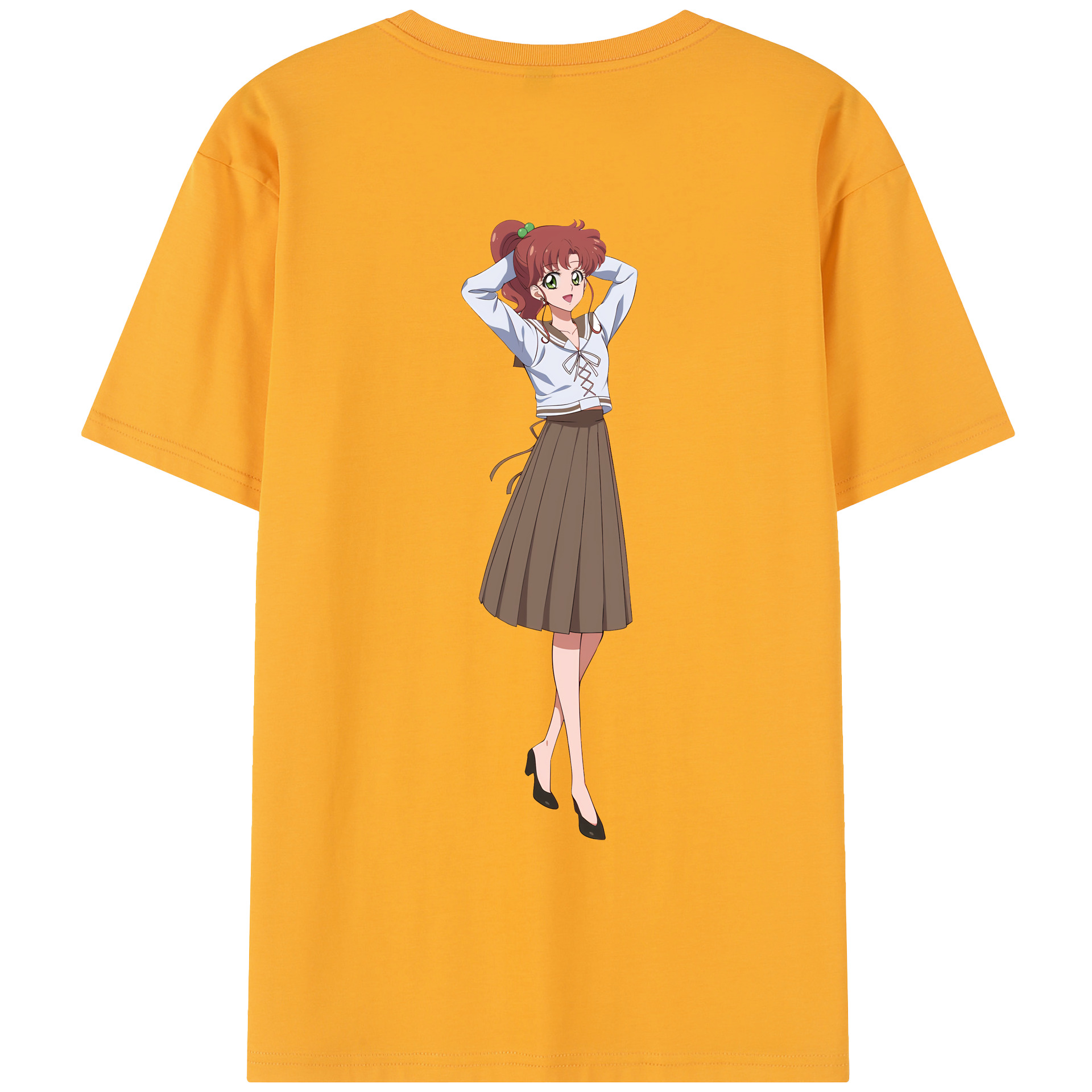 （画像用） 美少女戦士セーラームーン 木野 まこと きの まこと Sailor Moon Kino Makoto （セーラージュピター；Sailor Jupiter） レディース半袖Tシャツ(バックプリント)