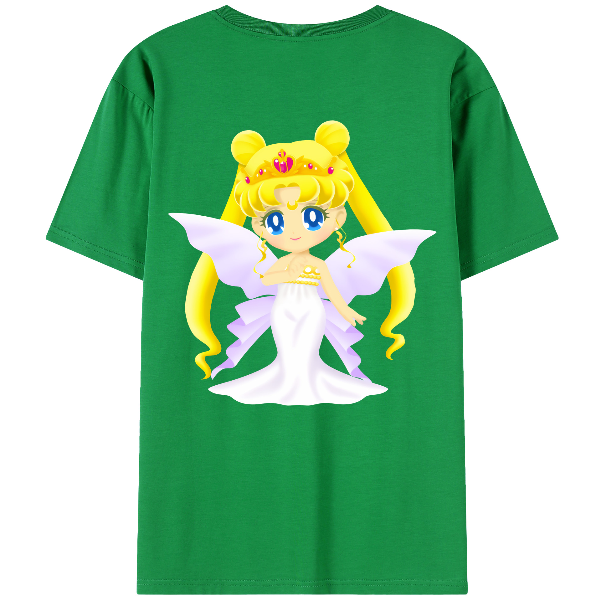 （画像用） 美少女戦士セーラームーン 愛野 美奈子 あいの みなこ Sailor Moon Aino Minako レディース半袖Tシャツ(バックプリント)
