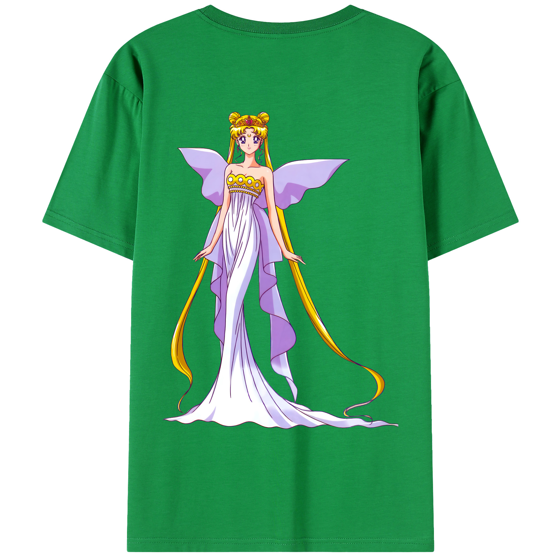 （画像用） 美少女戦士セーラームーン 愛野 美奈子 あいの みなこ Sailor Moon Aino Minako レディース半袖Tシャツ(バックプリント)