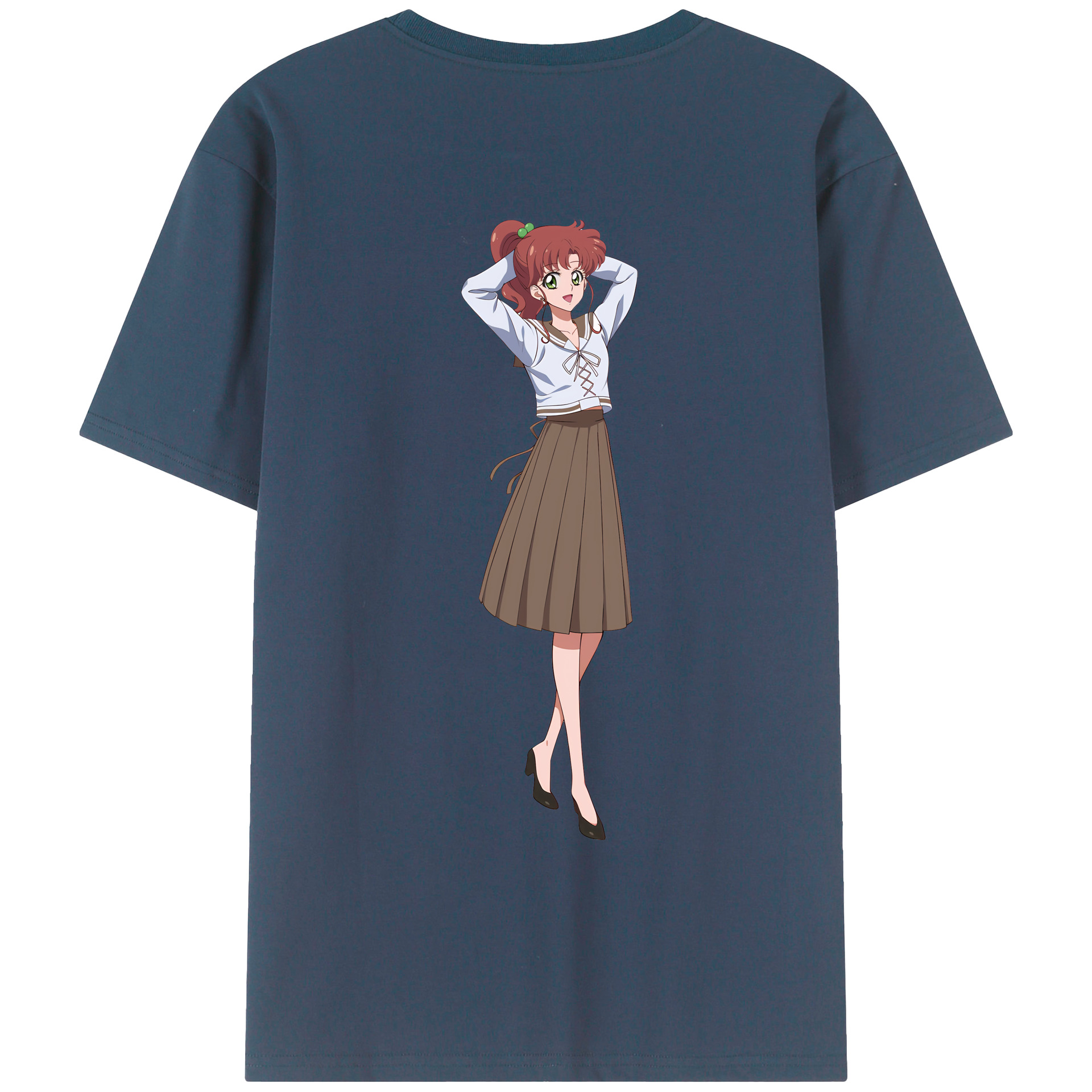 （画像用） 美少女戦士セーラームーン 木野 まこと きの まこと Sailor Moon Kino Makoto （セーラージュピター；Sailor Jupiter） レディース半袖Tシャツ(バックプリント)