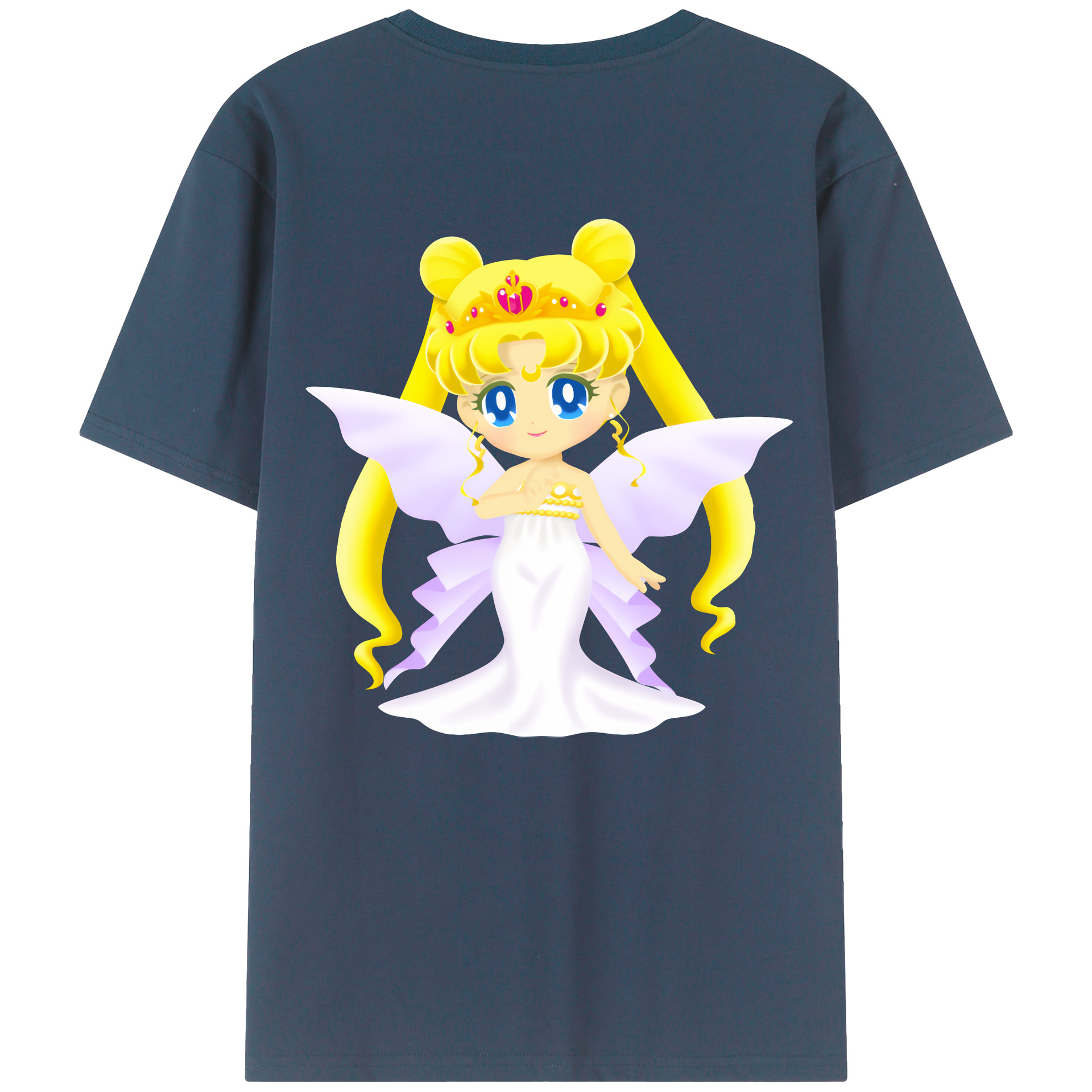 （画像用） 美少女戦士セーラームーン 愛野 美奈子 あいの みなこ Sailor Moon Aino Minako レディース半袖Tシャツ(バックプリント)