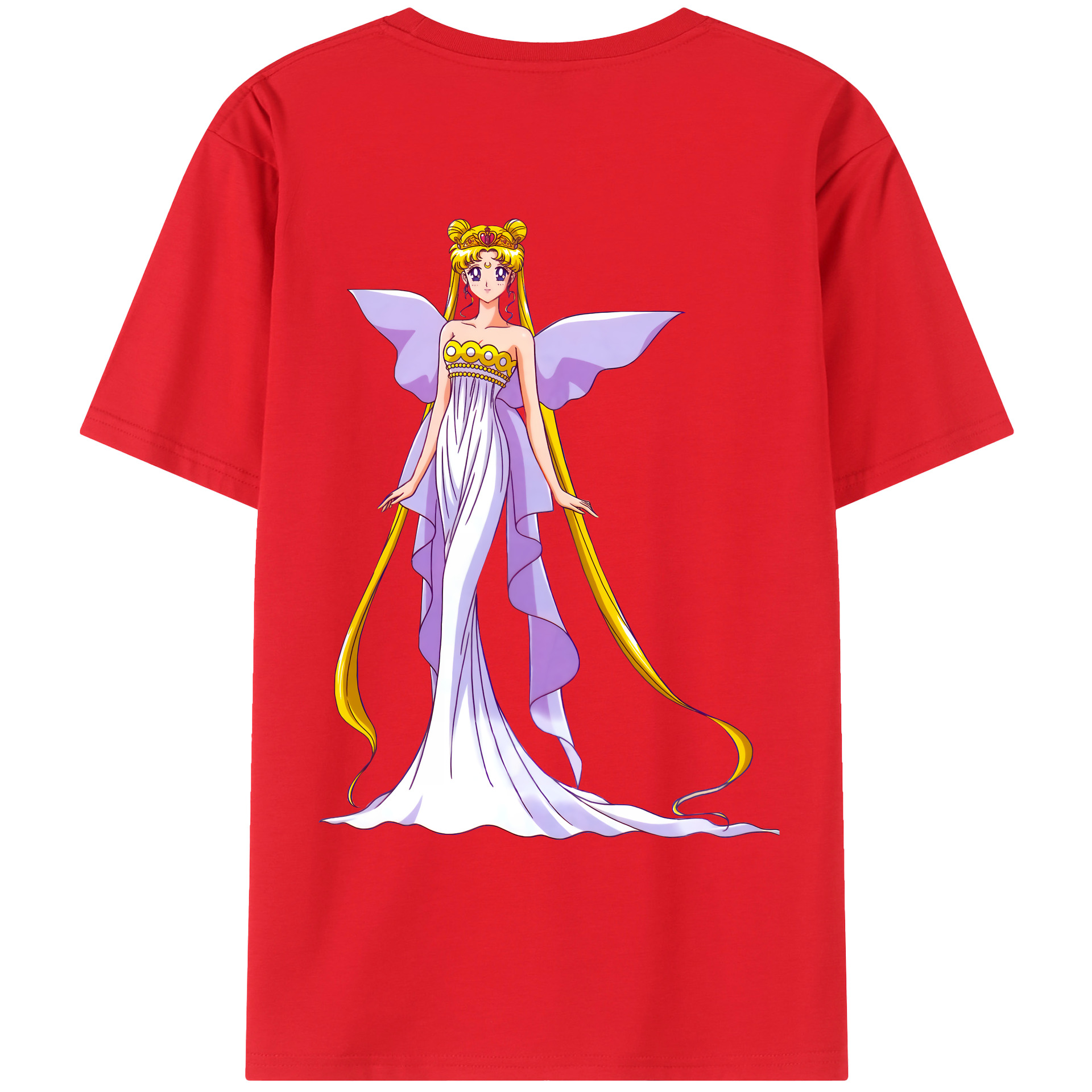 （画像用） 美少女戦士セーラームーン 愛野 美奈子 あいの みなこ Sailor Moon Aino Minako レディース半袖Tシャツ(バックプリント)