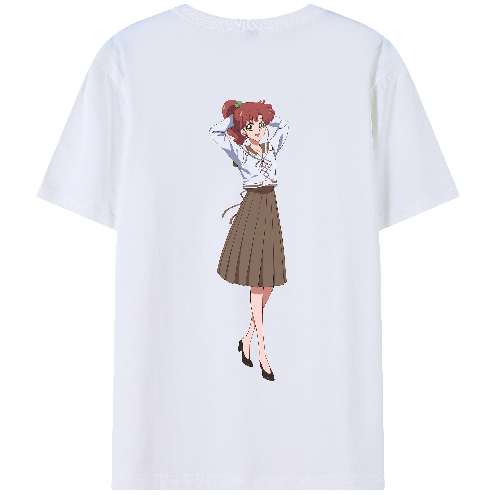 （画像用） 美少女戦士セーラームーン 木野 まこと きの まこと Sailor Moon Kino Makoto （セーラージュピター；Sailor Jupiter） レディース半袖Tシャツ(バックプリント)