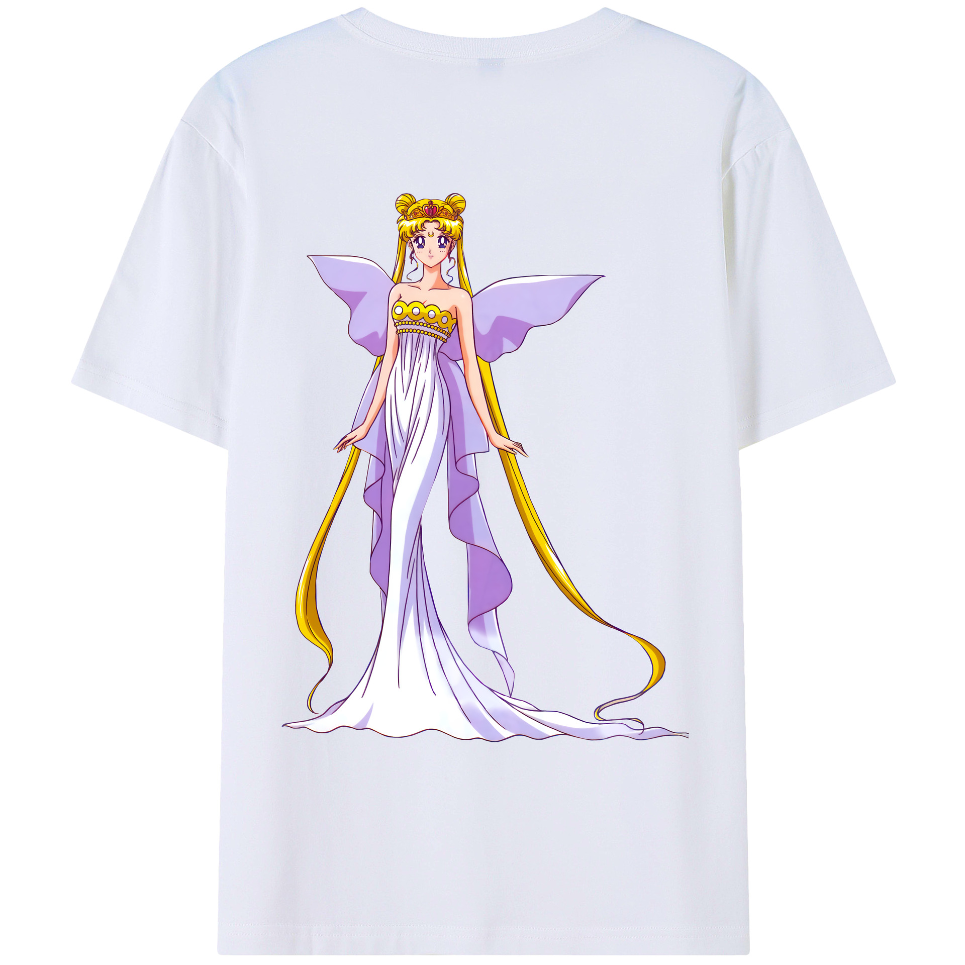 （画像用） 美少女戦士セーラームーン 愛野 美奈子 あいの みなこ Sailor Moon Aino Minako レディース半袖Tシャツ(バックプリント)