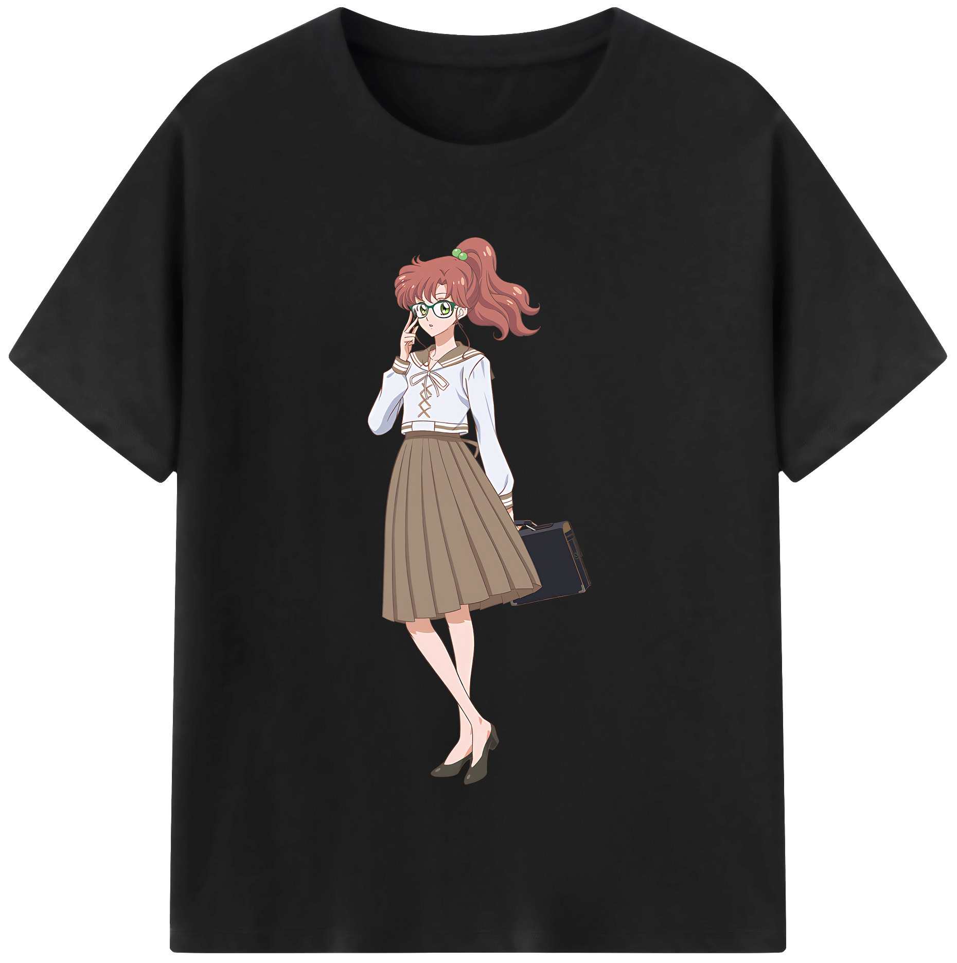 （画像用） 美少女戦士セーラームーン 木野 まこと きの まこと Sailor Moon Kino Makoto （セーラージュピター；Sailor Jupiter） レディースカジュアルプリントTシャツ（綿100％）