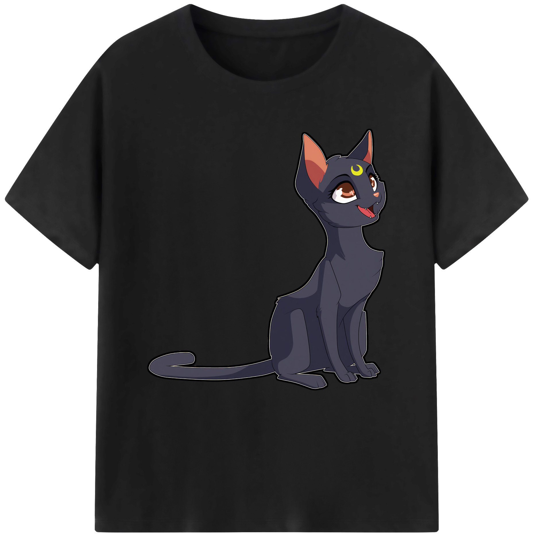 （画像用） 美少女戦士セーラームーン Sailor Moon レディースカジュアルプリントTシャツ（綿100％）
