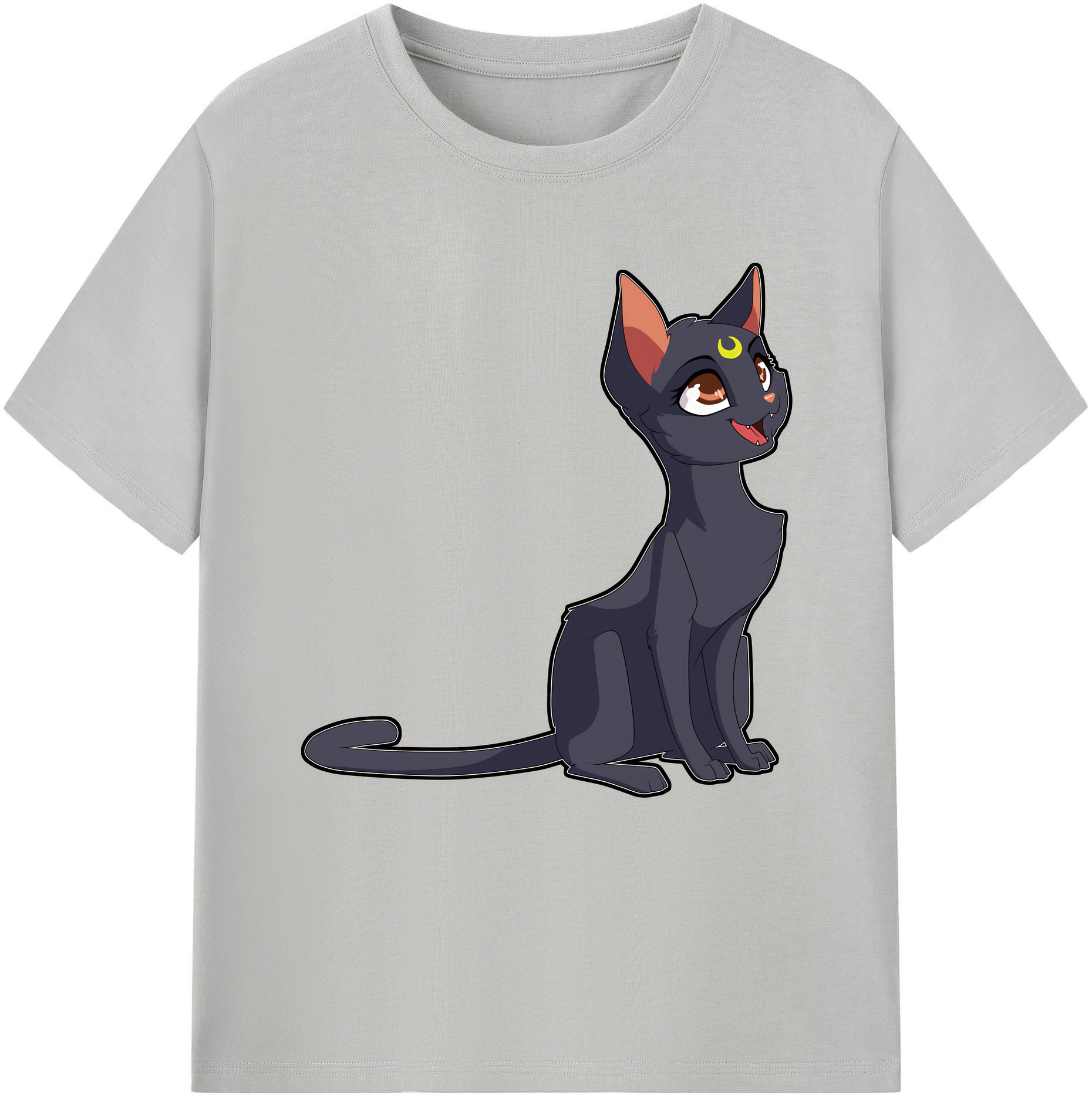 （画像用） 美少女戦士セーラームーン Sailor Moon レディースカジュアルプリントTシャツ（綿100％）