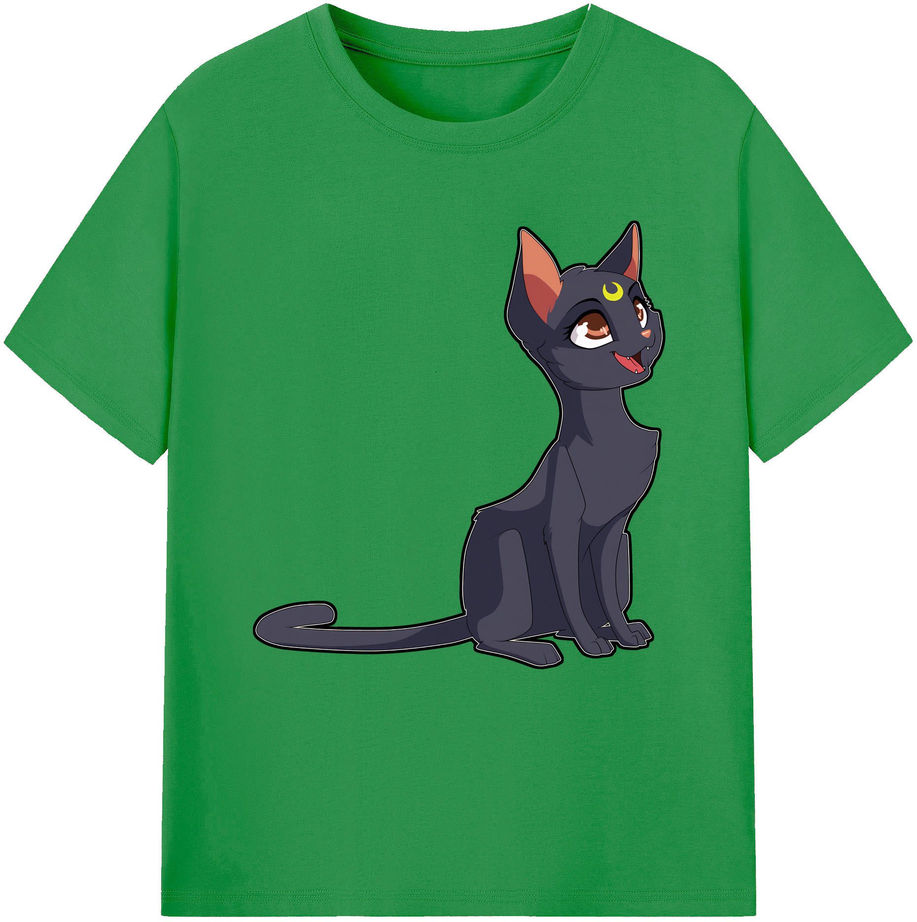 （画像用） 美少女戦士セーラームーン Sailor Moon レディースカジュアルプリントTシャツ（綿100％）