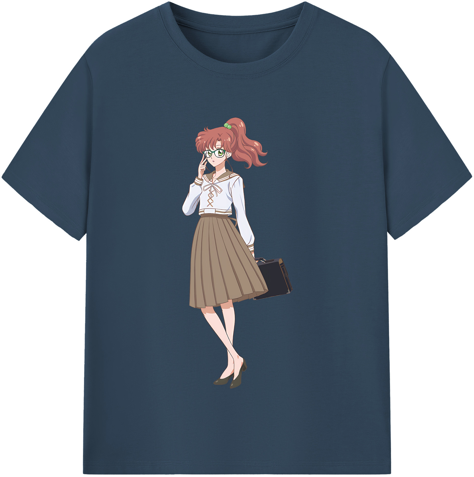 （画像用） 美少女戦士セーラームーン 木野 まこと きの まこと Sailor Moon Kino Makoto （セーラージュピター；Sailor Jupiter） レディースカジュアルプリントTシャツ（綿100％）