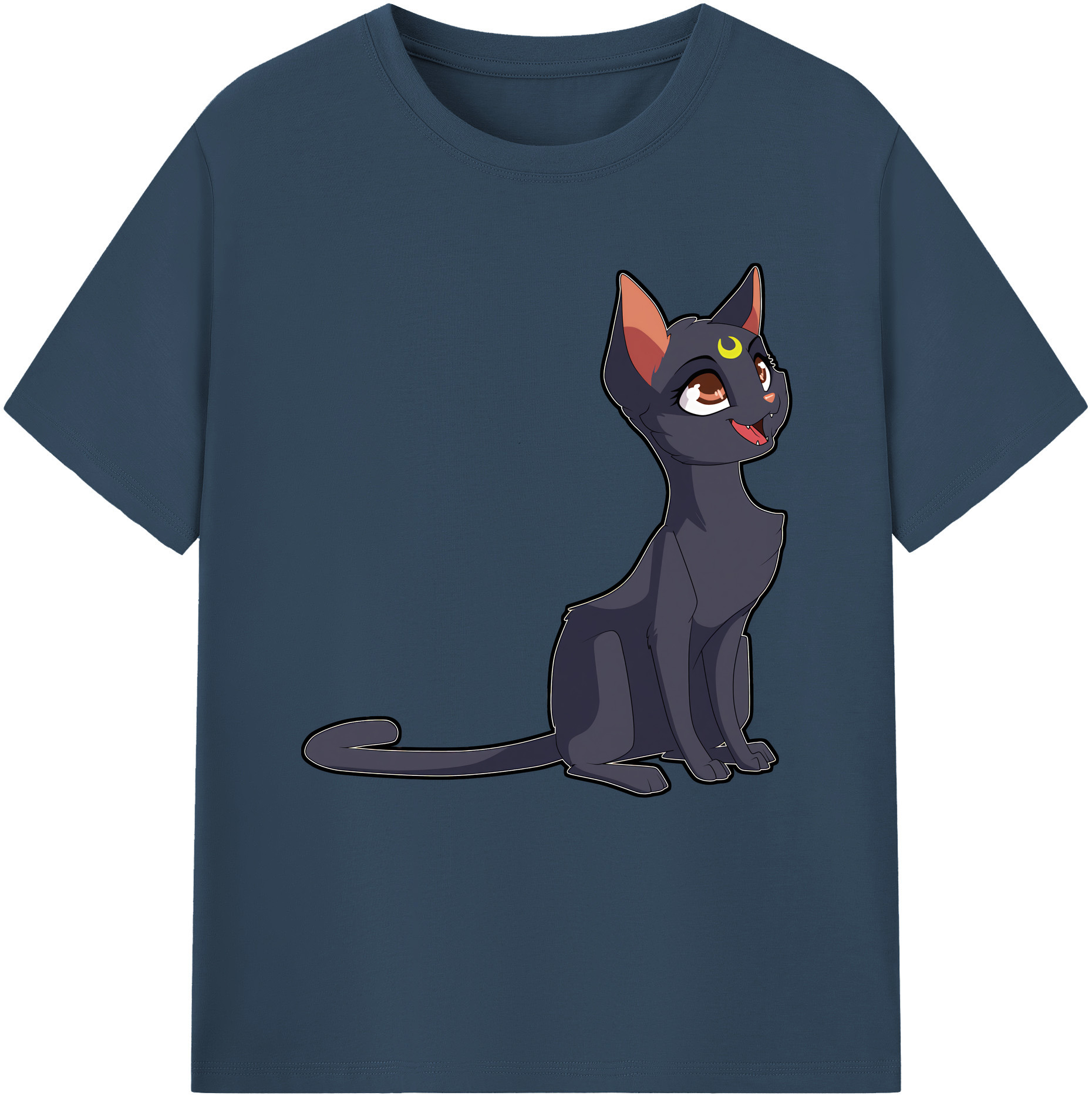 （画像用） 美少女戦士セーラームーン Sailor Moon レディースカジュアルプリントTシャツ（綿100％）