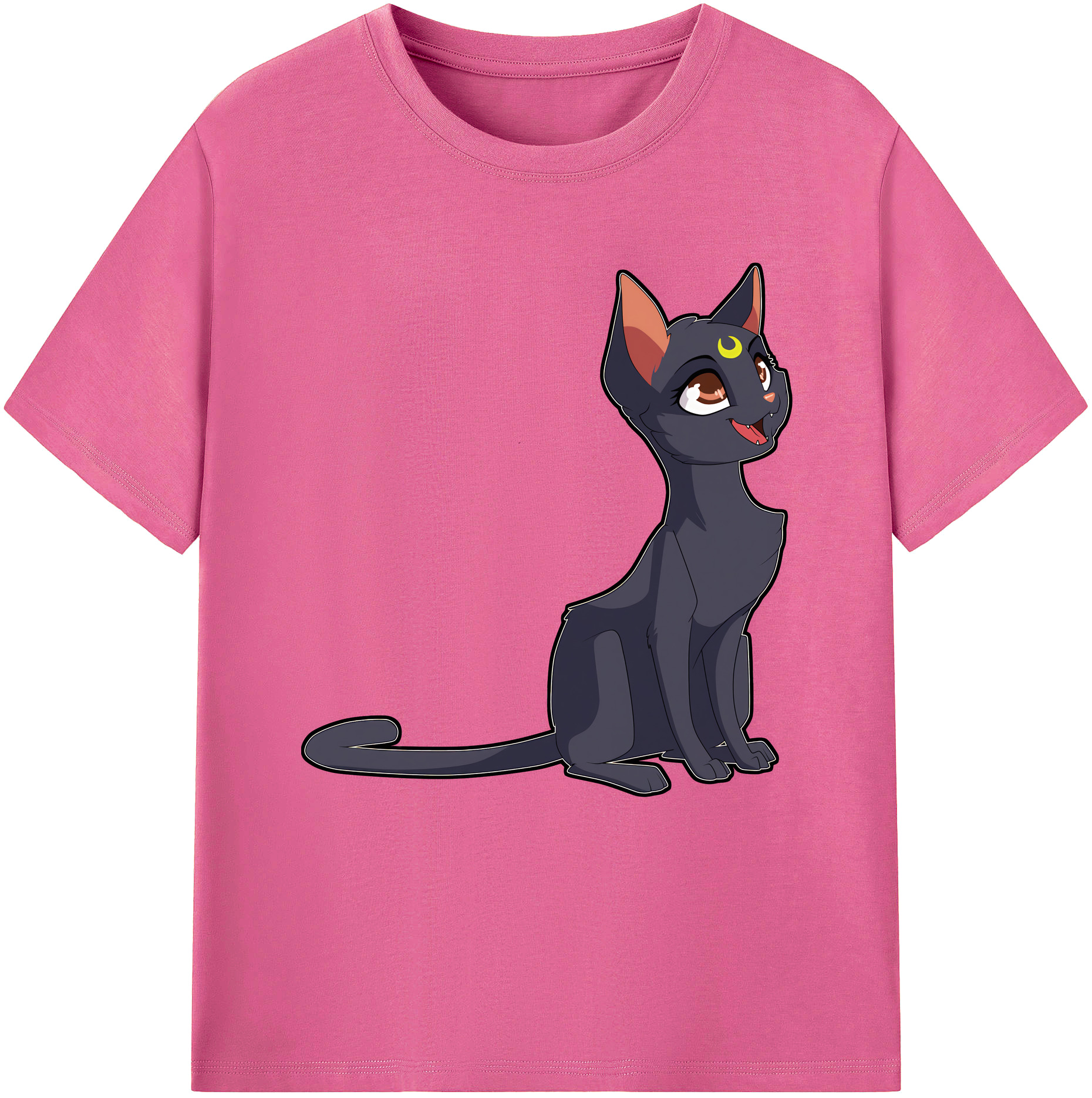 （画像用） 美少女戦士セーラームーン Sailor Moon レディースカジュアルプリントTシャツ（綿100％）