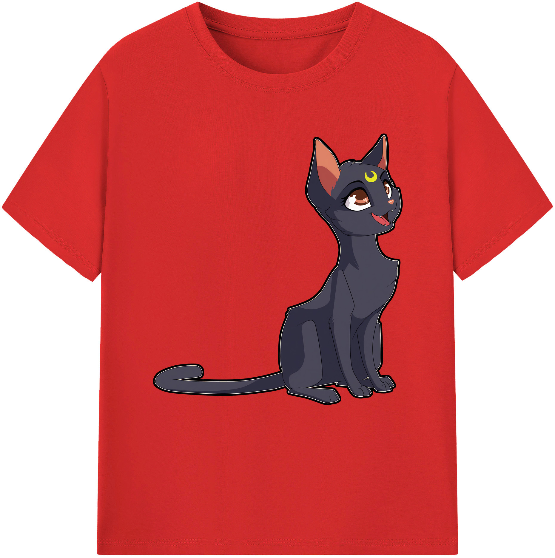 （画像用） 美少女戦士セーラームーン Sailor Moon レディースカジュアルプリントTシャツ（綿100％）
