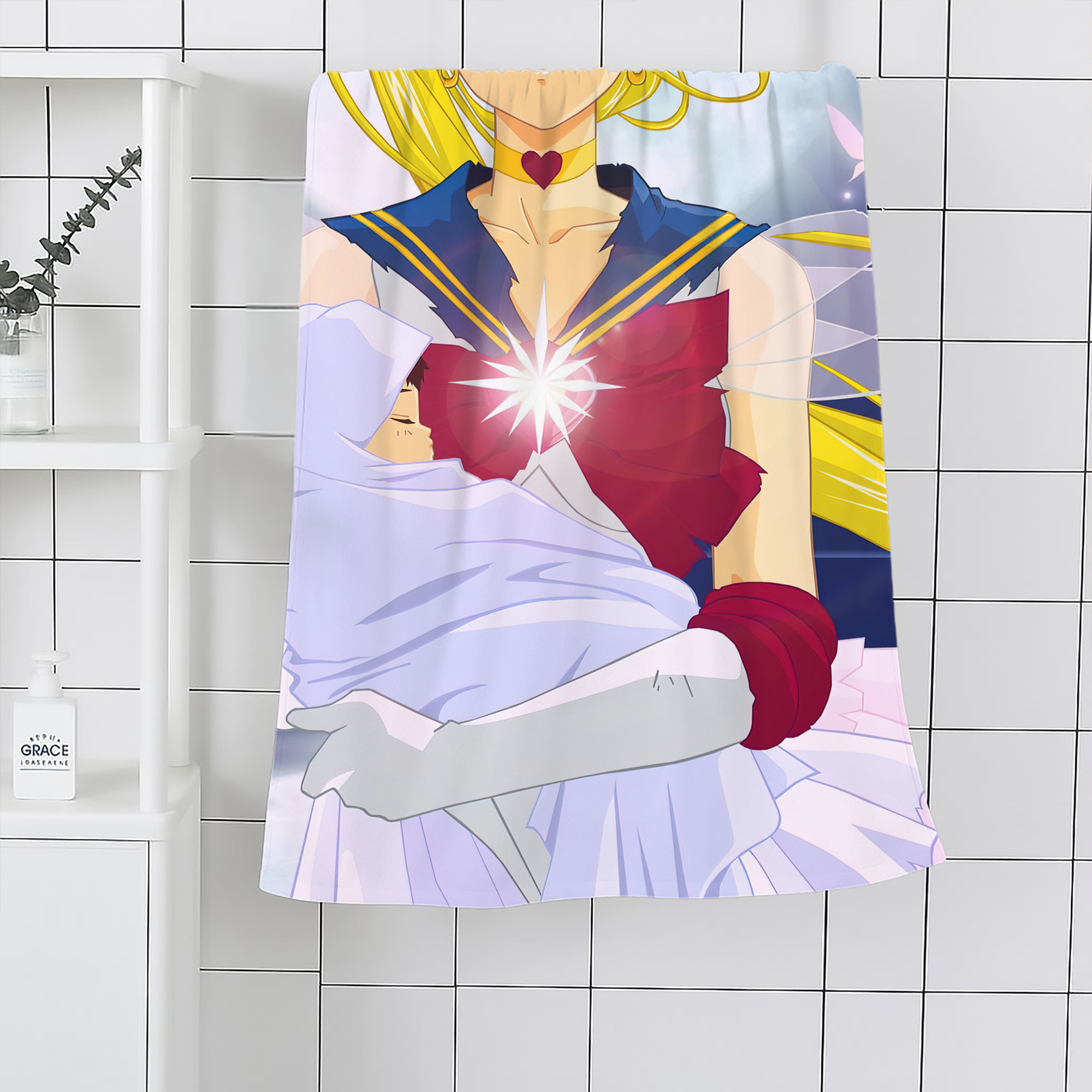 美少女戦士セーラームーン Sailor Moon 大判バスタオル 70×140cm 吸水速乾 柔らかい肌触り