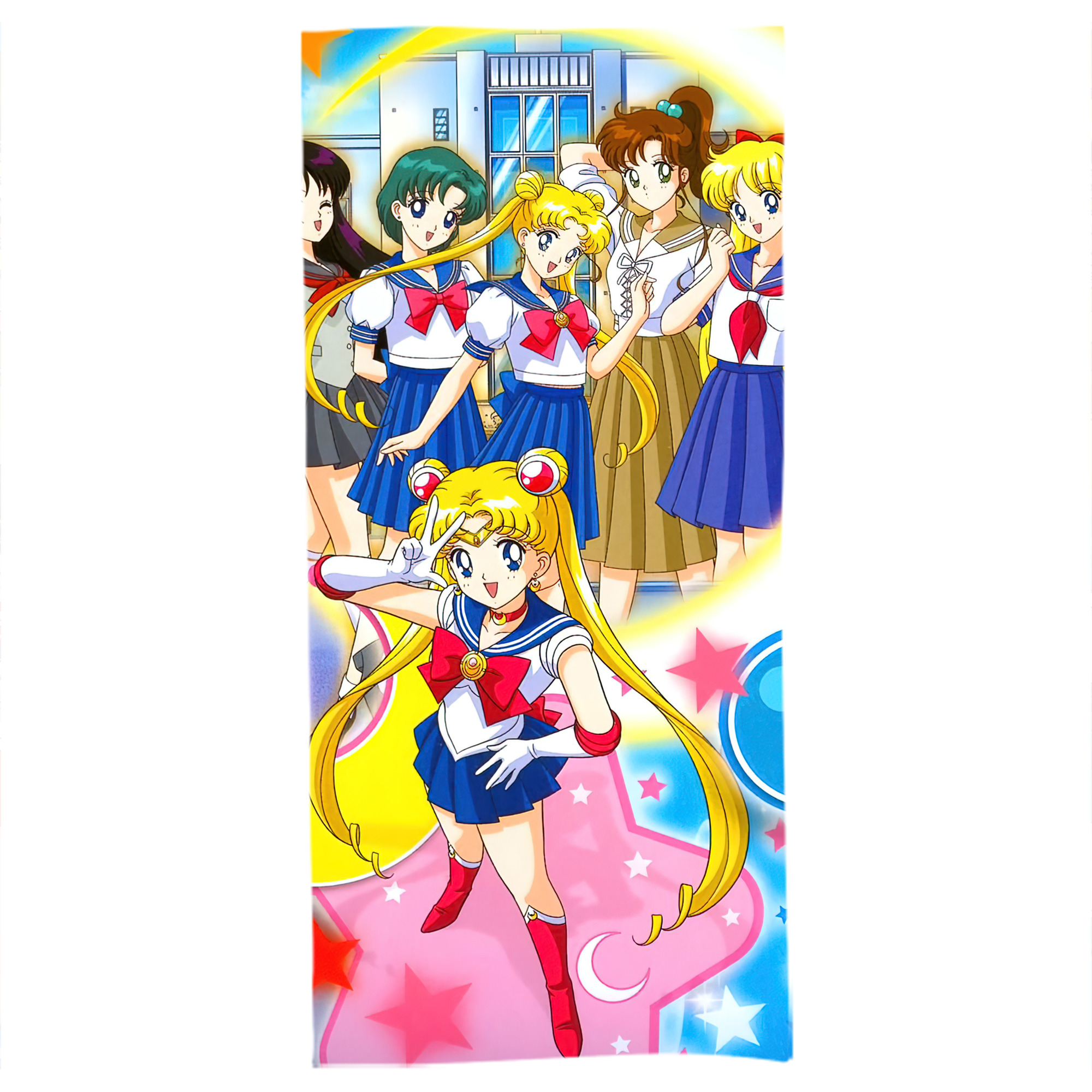 （画像用） 美少女戦士セーラームーン Sailor Moon 大判バスタオル 70×140cm 吸水速乾 柔らかい肌触り