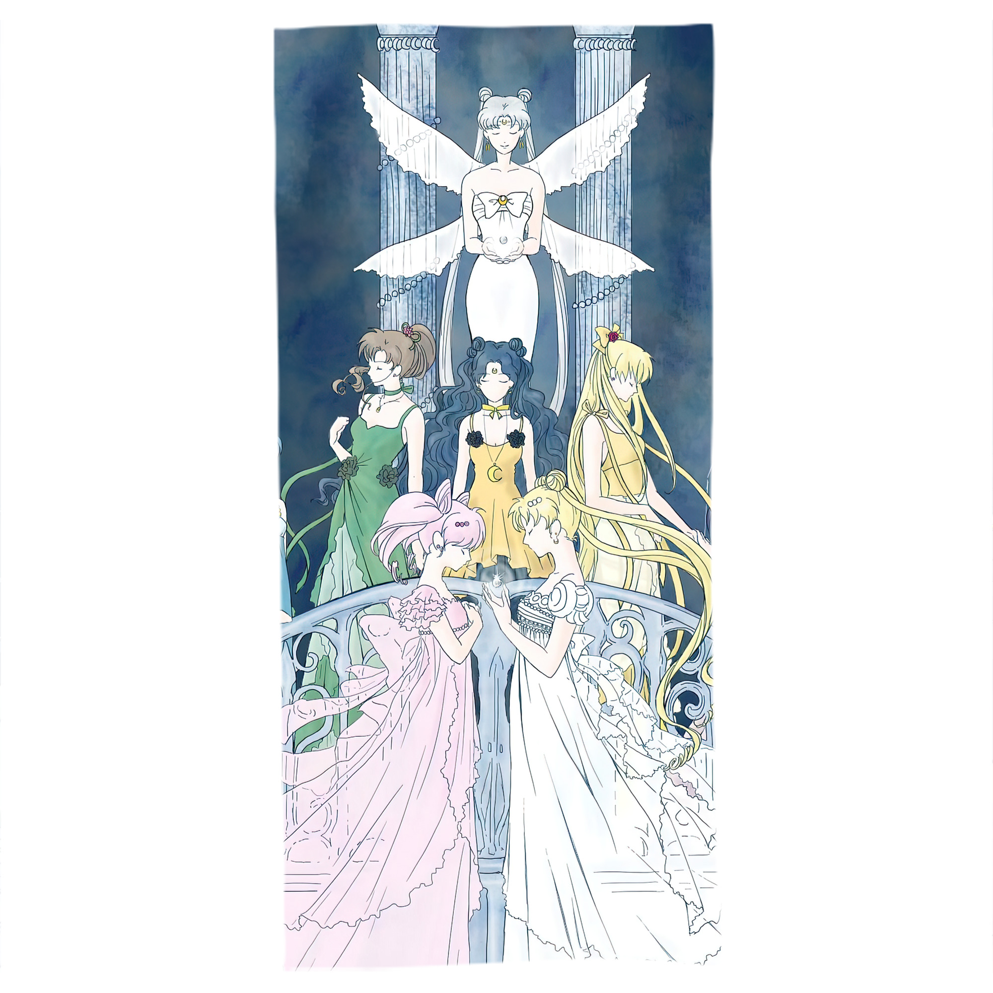 （画像用） 美少女戦士セーラームーン Sailor Moon 大判バスタオル 70×140cm 吸水速乾 柔らかい肌触り