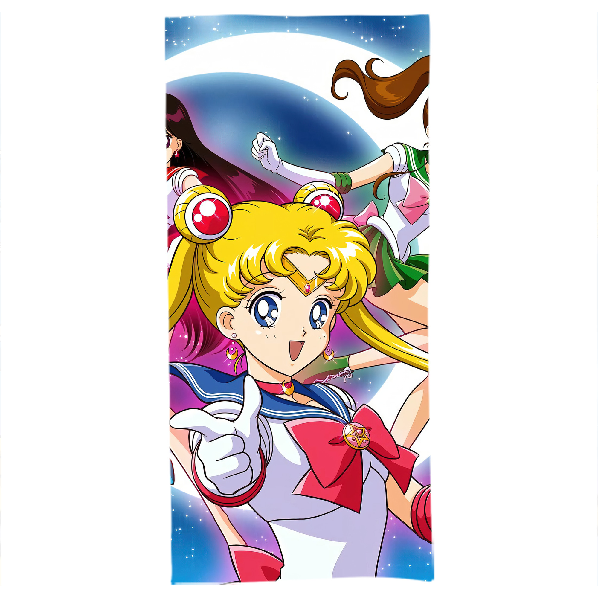 （画像用） 美少女戦士セーラームーン Sailor Moon 大判バスタオル 70×140cm 吸水速乾 柔らかい肌触り
