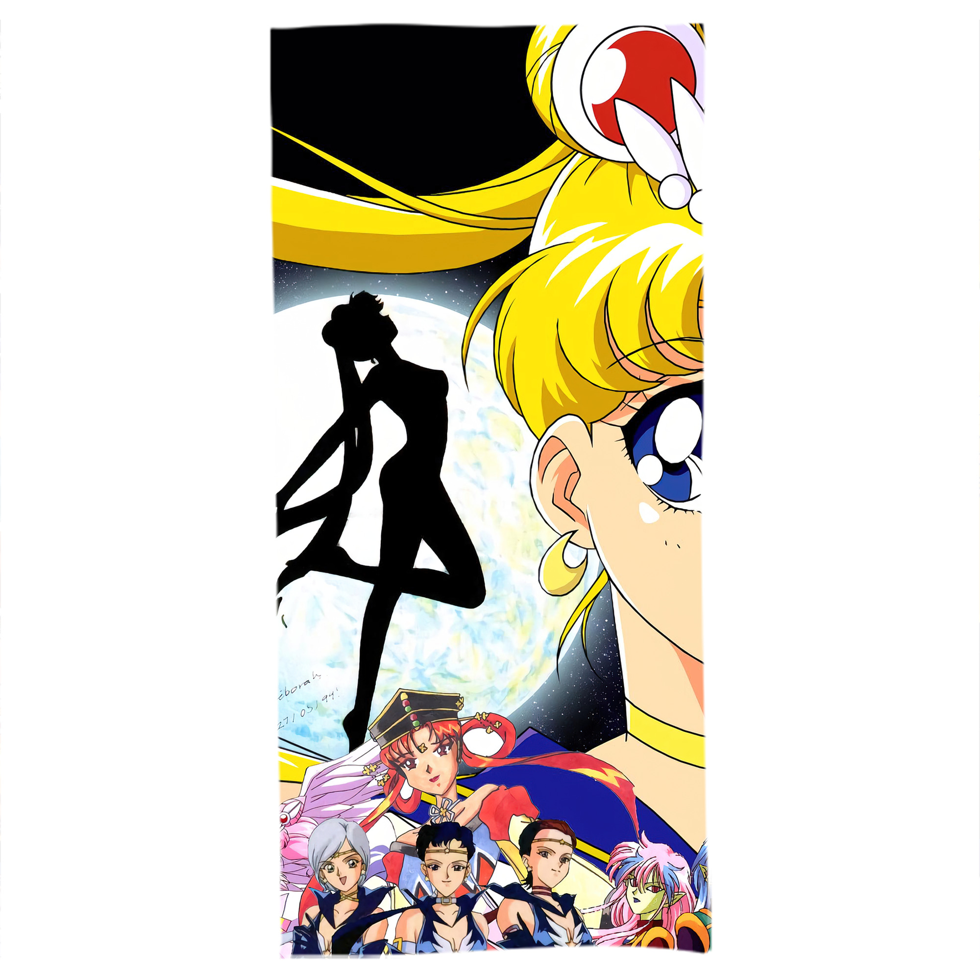 （画像用） 美少女戦士セーラームーン Sailor Moon 大判バスタオル 70×140cm 吸水速乾 柔らかい肌触り