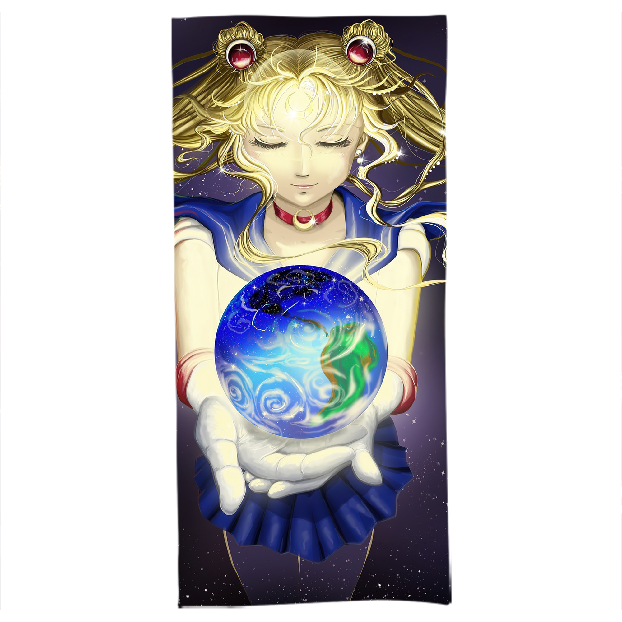（画像用） 美少女戦士セーラームーン Sailor Moon 大判バスタオル 70×140cm 吸水速乾 柔らかい肌触り