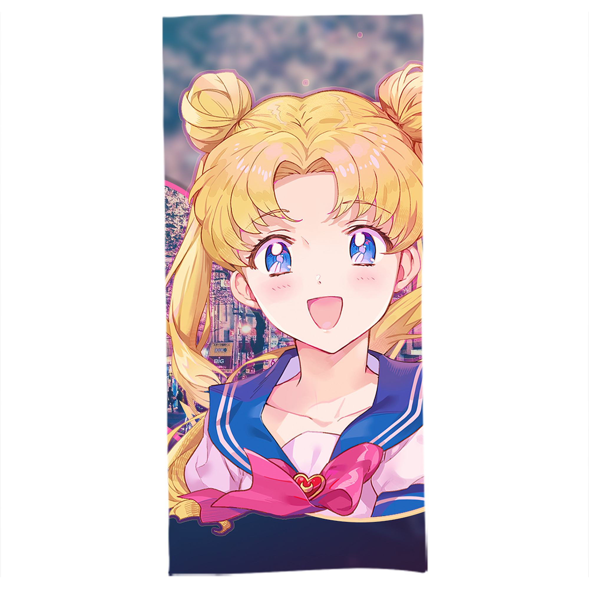 （画像用） 美少女戦士セーラームーン Sailor Moon 大判バスタオル 70×140cm 吸水速乾 柔らかい肌触り