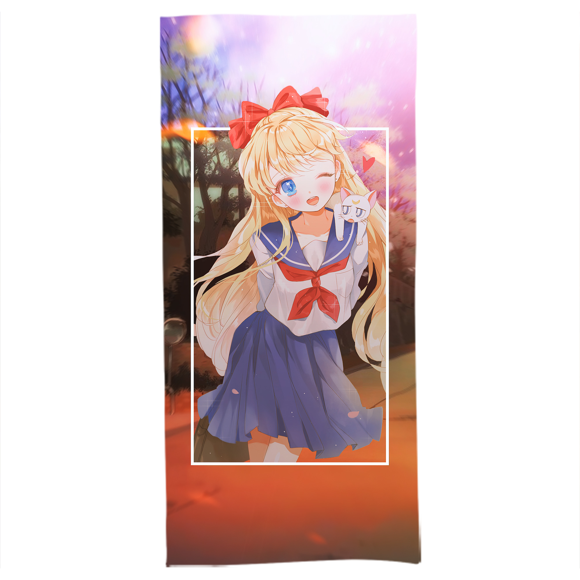 （画像用） 美少女戦士セーラームーン Sailor Moon 大判バスタオル 70×140cm 吸水速乾 柔らかい肌触り