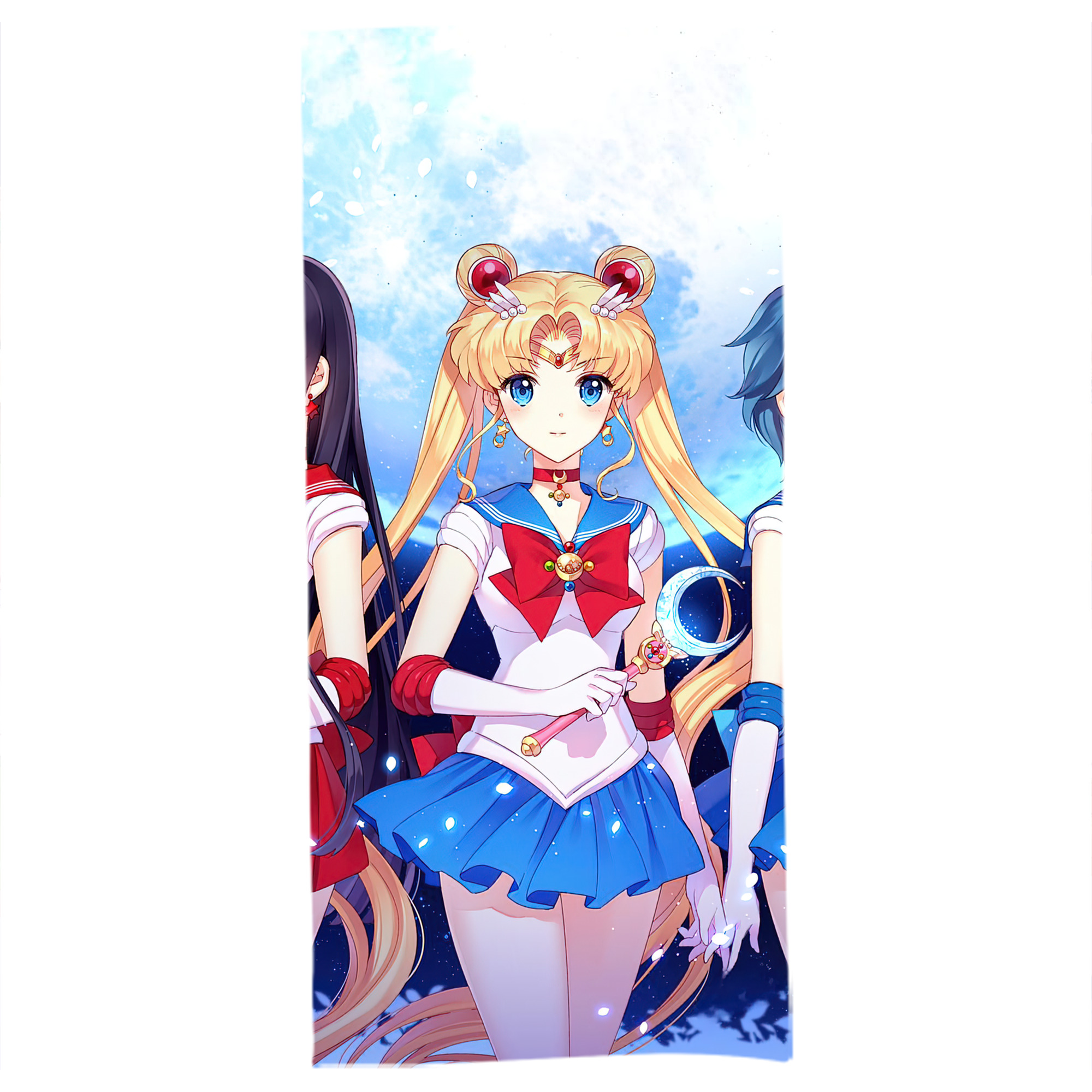（画像用） 美少女戦士セーラームーン Sailor Moon 大判バスタオル 70×140cm 吸水速乾 柔らかい肌触り