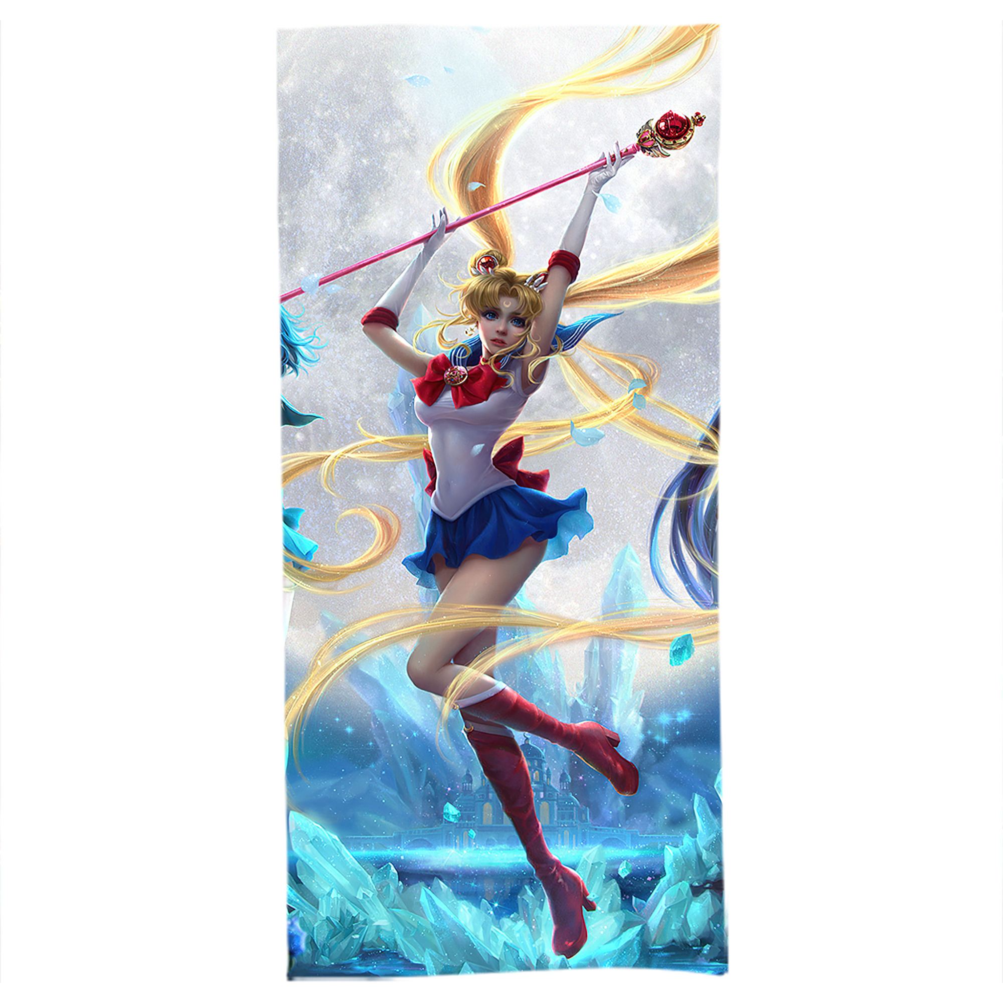 （画像用） 美少女戦士セーラームーン Sailor Moon 大判バスタオル 70×140cm 吸水速乾 柔らかい肌触り
