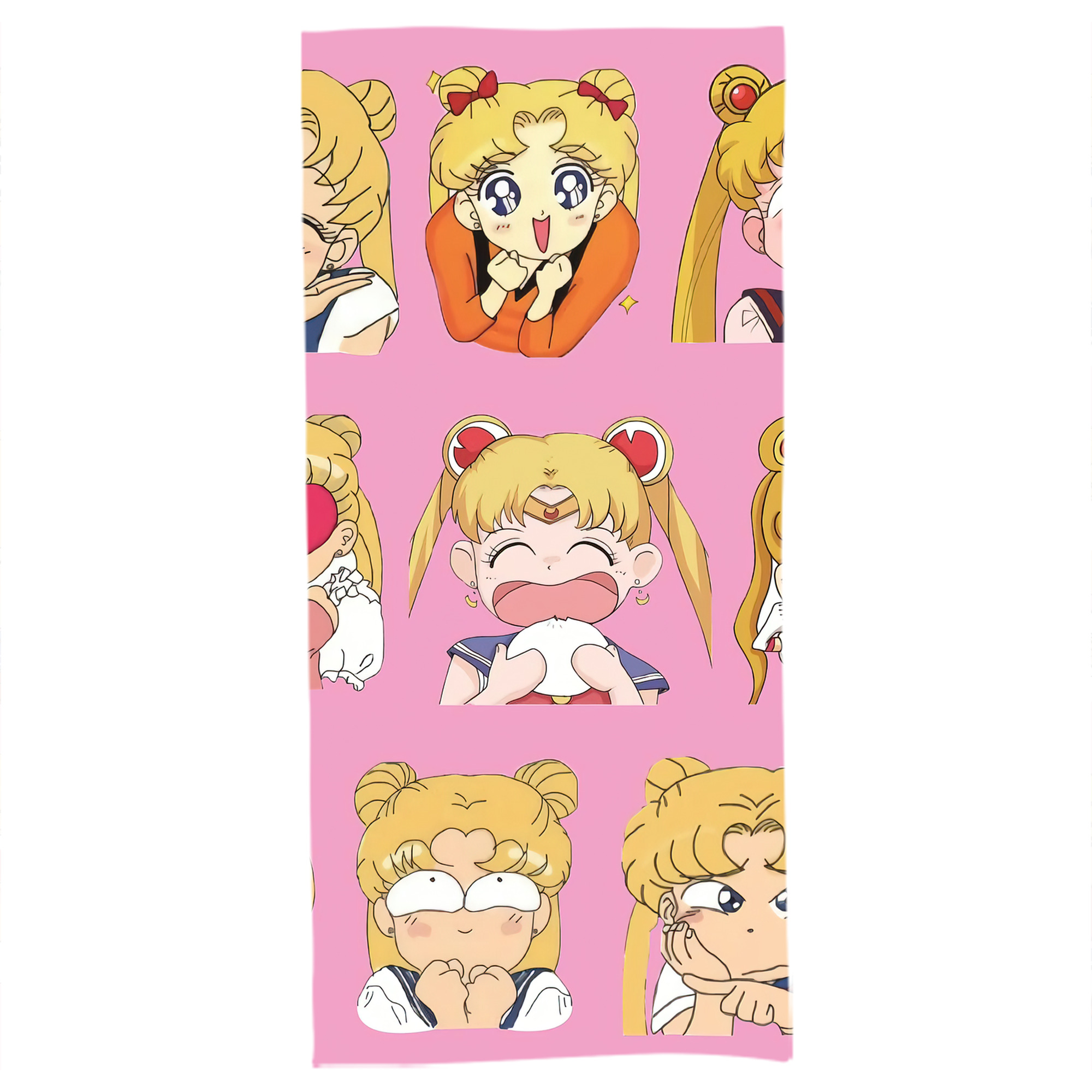 （画像用） 美少女戦士セーラームーン Sailor Moon 大判バスタオル 70×140cm 吸水速乾 柔らかい肌触り