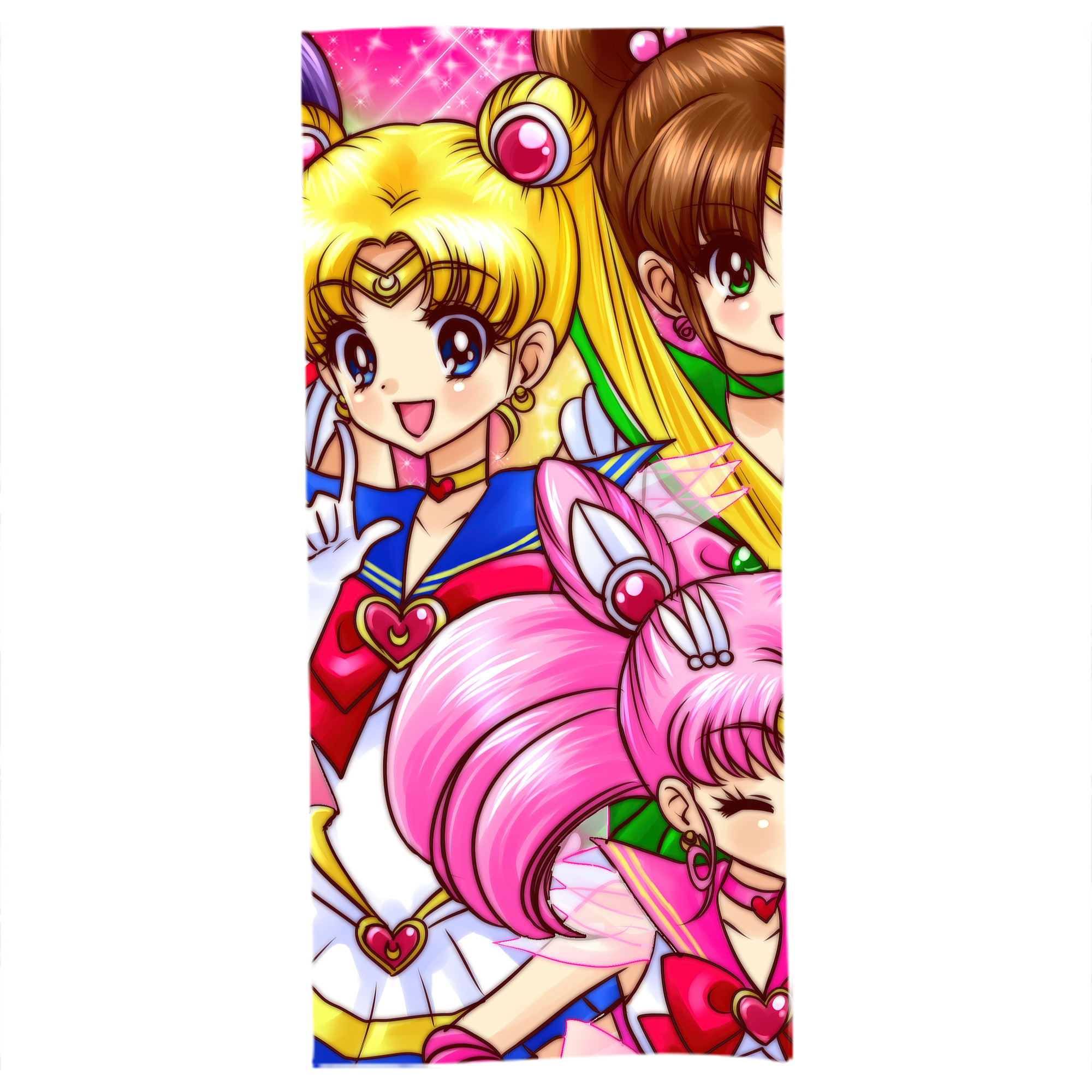 （画像用） 美少女戦士セーラームーン Sailor Moon 大判バスタオル 70×140cm 吸水速乾 柔らかい肌触り