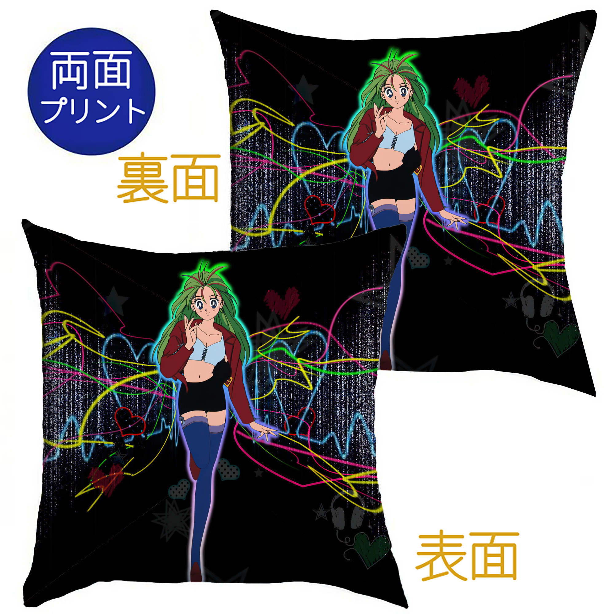 （画像用） 美少女戦士セーラームーン Sailor Moon クッションカバー＆本体セット（ポリエステル素材）